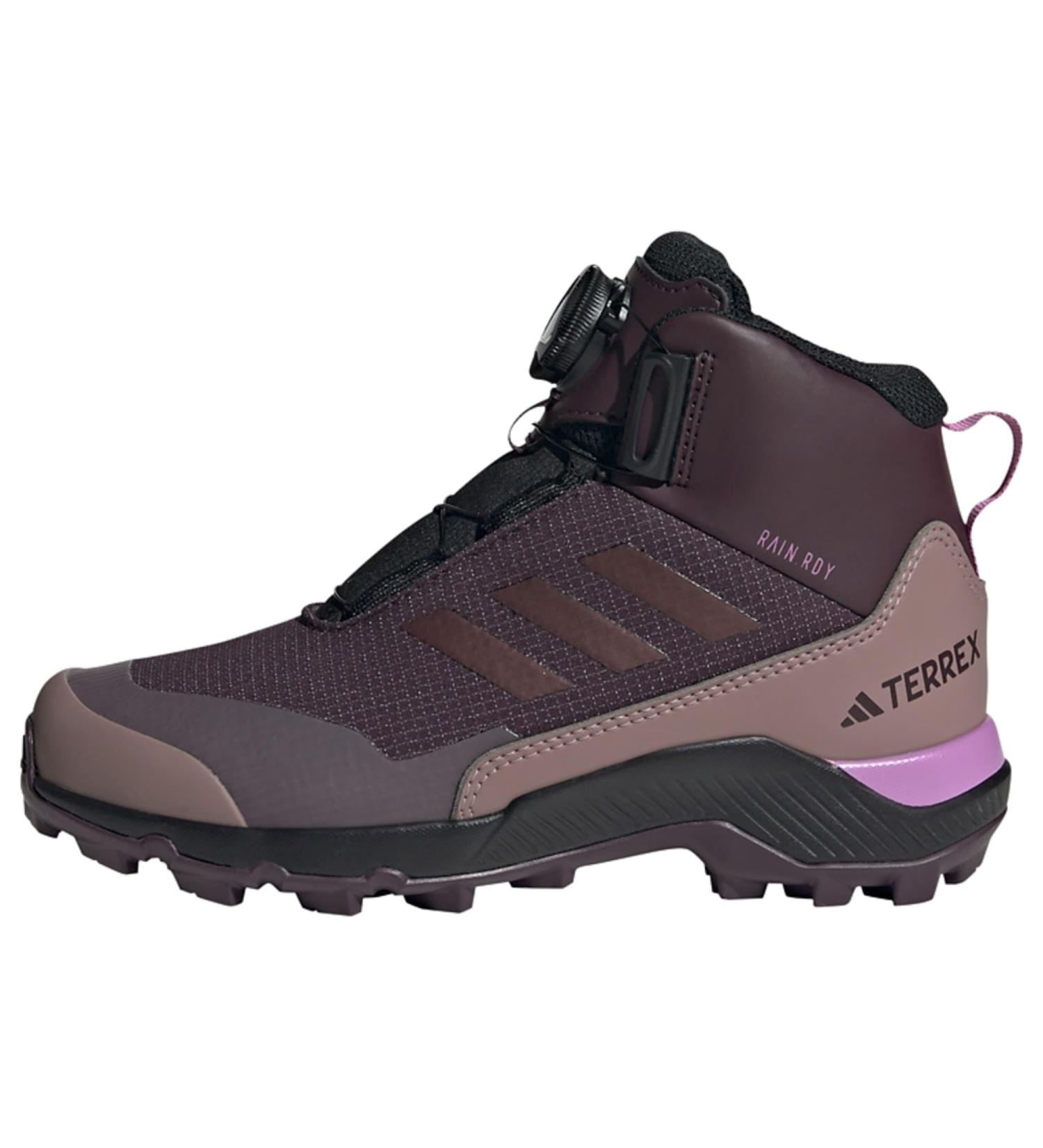 Shop adidas Unisex Kids' Terrex Winter Mid Boa Rain.RDY Hiking Shoes - Size 36 EU | Shadow Maroon & Wonder Red - Buy Online on GoSupps.com