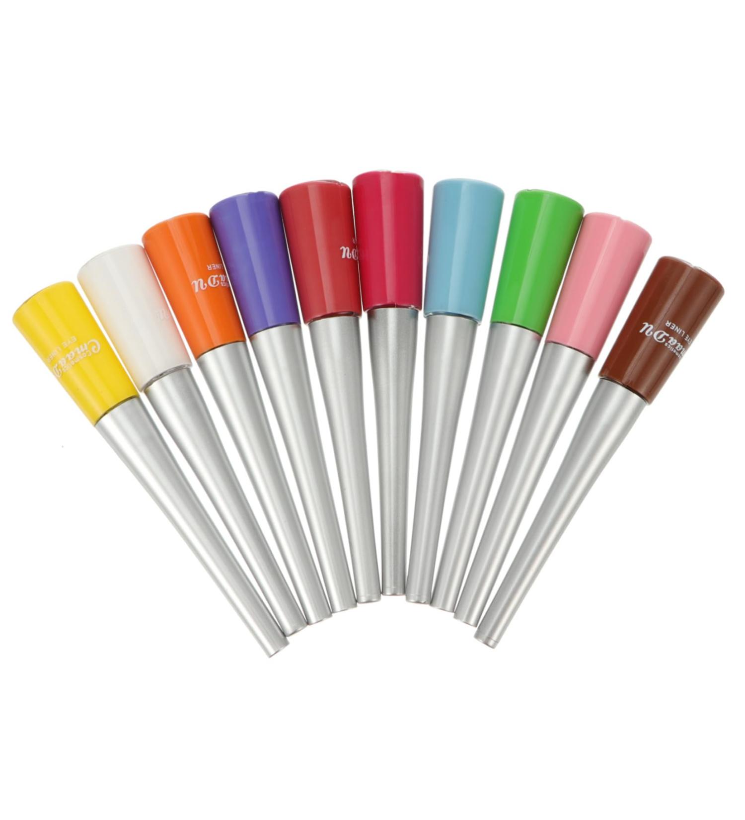 FOMIYES 20 pcs Liquid Eyeliner Colorful Matte Shadow Up Cosmetics Long Make Lasting Long-lasting Colour - Buy Online on GoSupps.com