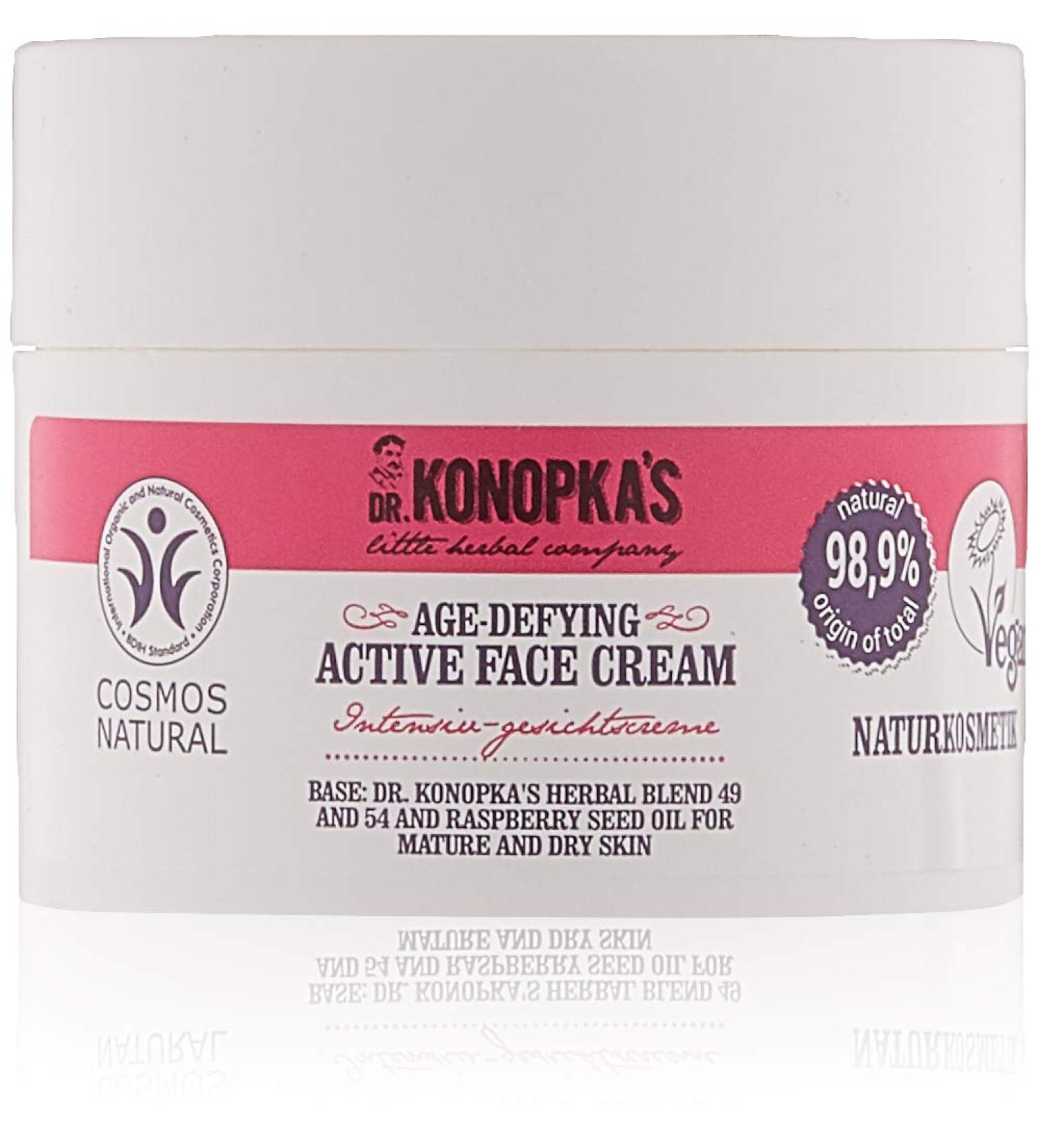Buy Dr. Konopka Natural Age Defying Active Face Cream 50ml - Anti-Aging Skincare for All Skin Types - Free Worldwide Shipping - Buy Online on GoSupps.com