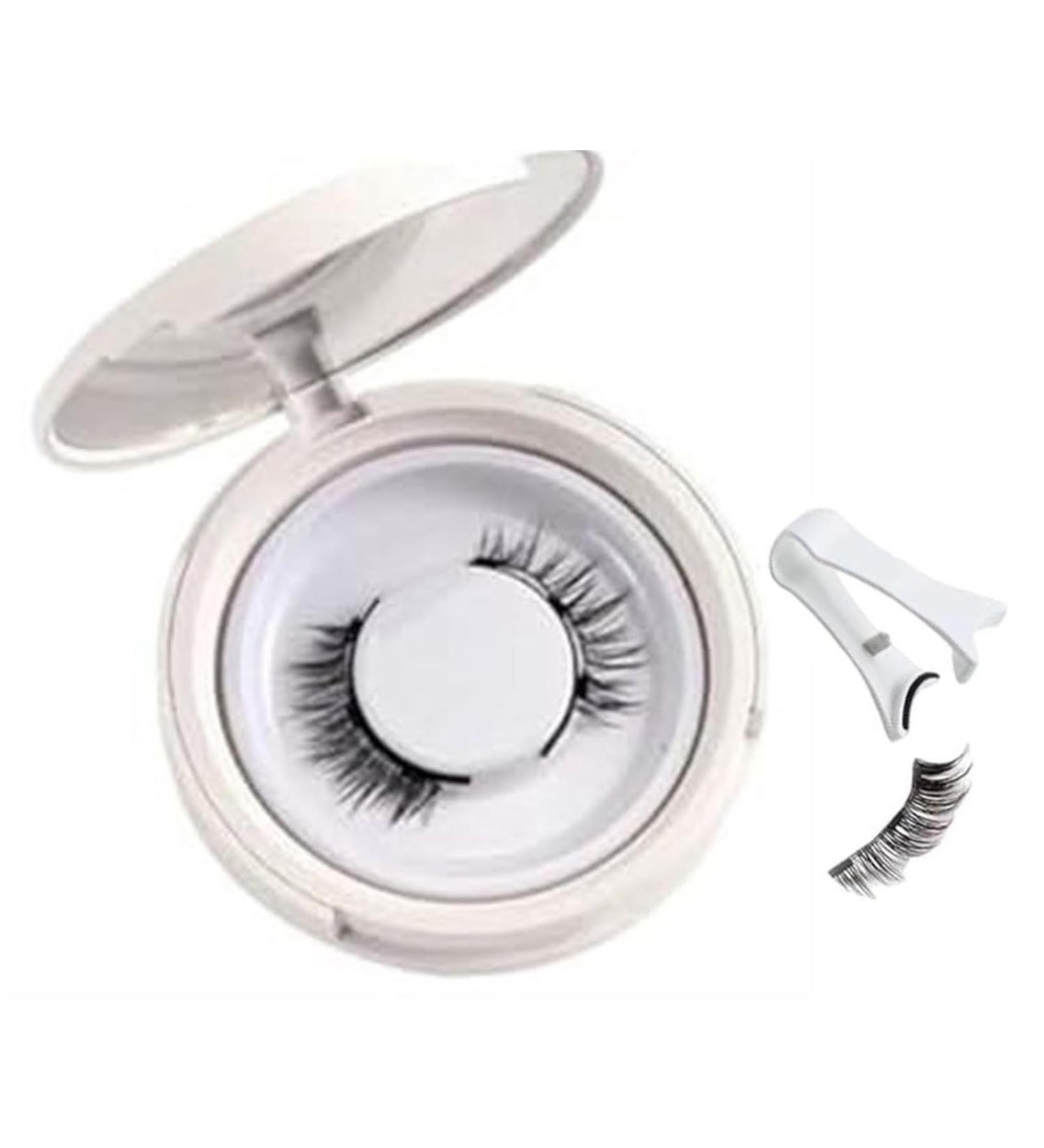 Krafty Magnetic Eyelashes | Reusable Self Adhesive Magnetic Lashes with Applicator - Natural Look (2pcs - Buy Online on GoSupps.com