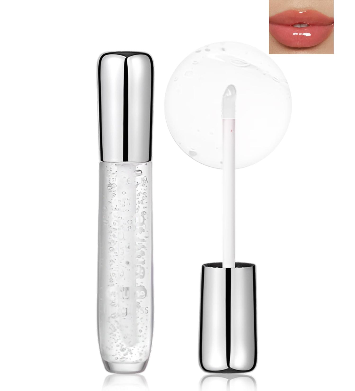 Clear Lip Gloss & Plumper | Hydrating High Shine Lip Oil | Long Lasting Moisturizing Lip Care for Women & Girls - Buy Online on GoSupps.com