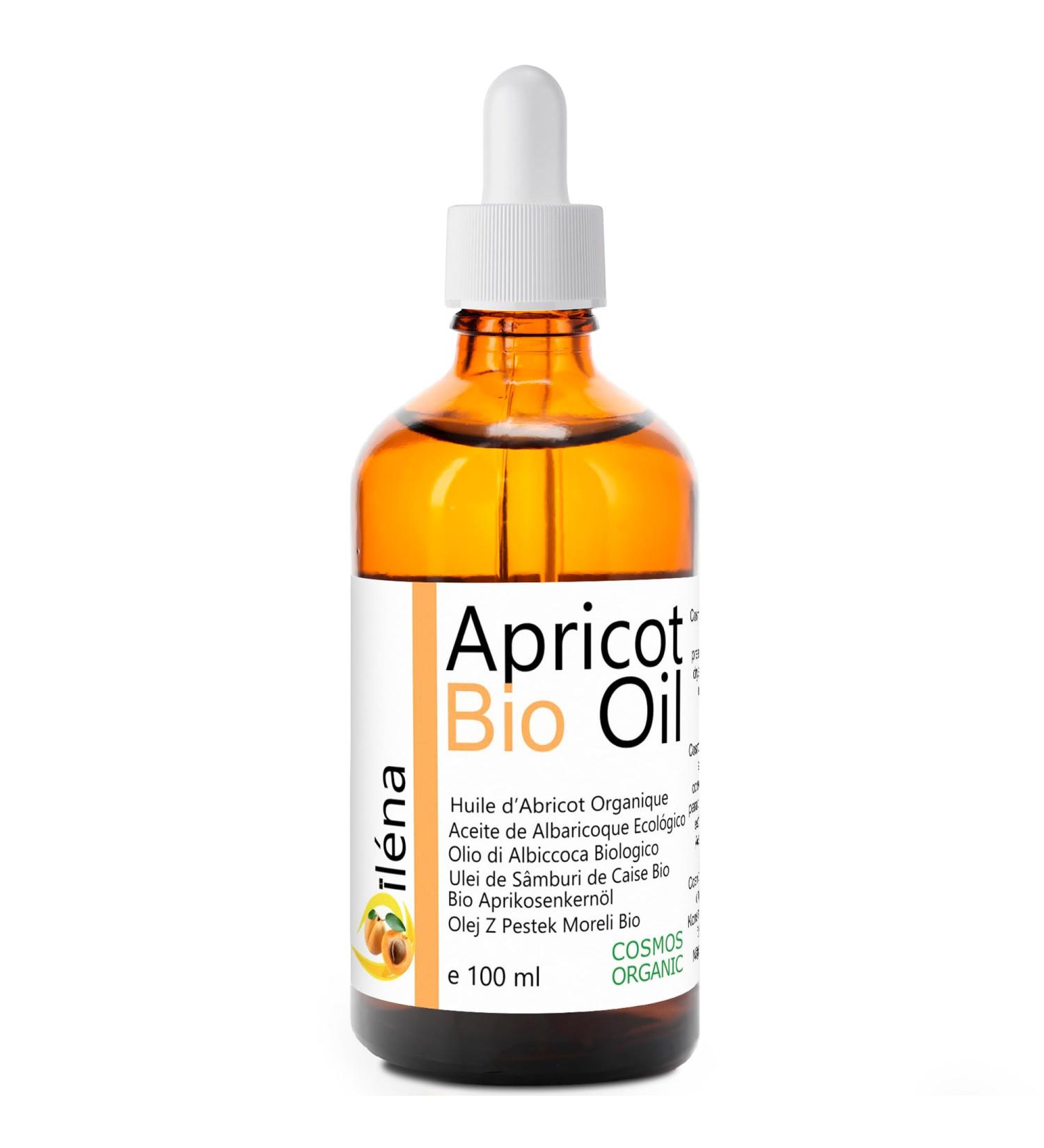 O l na Organic Apricot Kernel Oil - Moisturizing Skin Care for Dry Skin | 100 ml Massage & Bath Oil - Buy Online on GoSupps.com