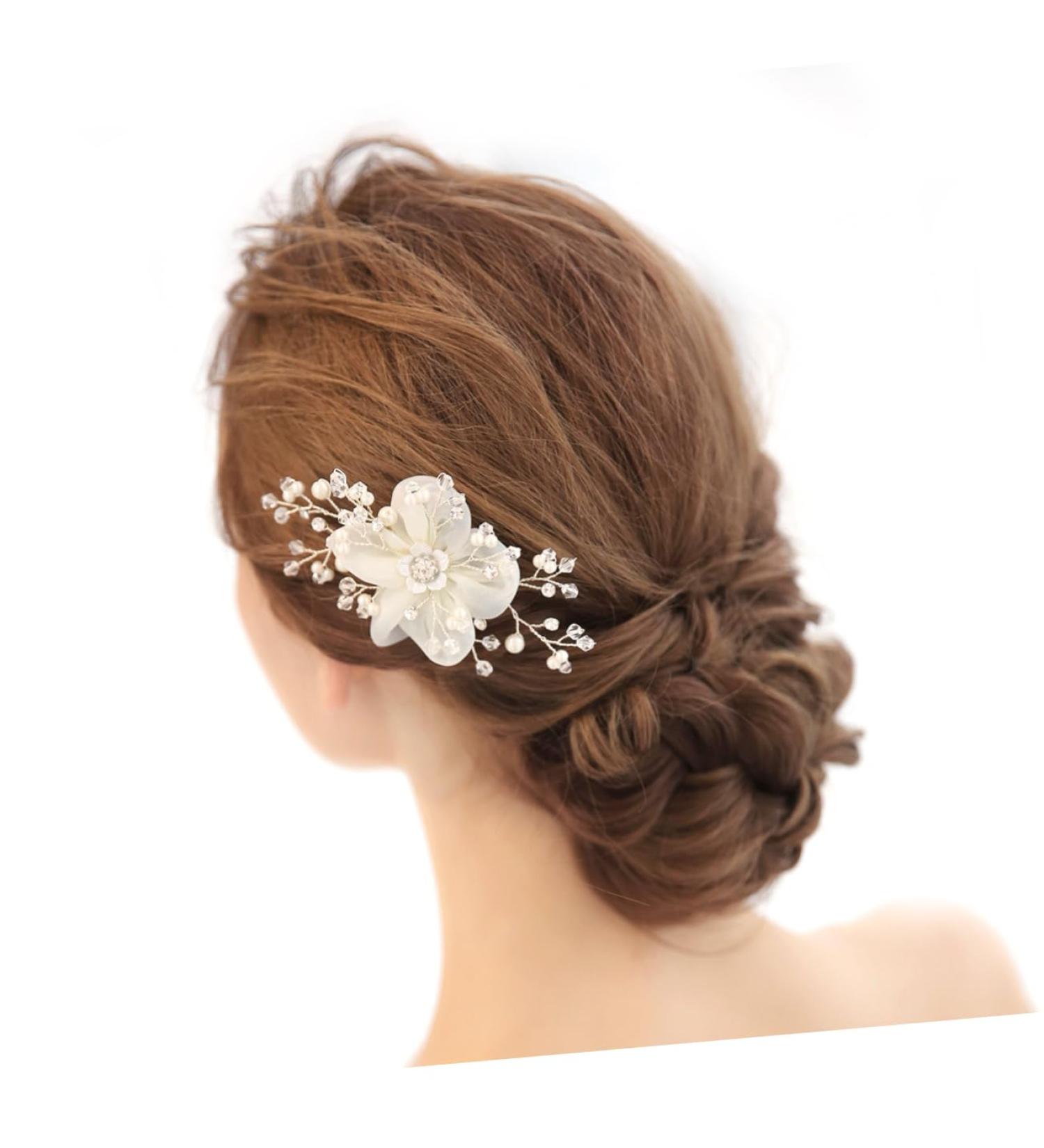 Ipetboom Hair Styling Tools Tiara Decor Hair Comb Crystal Hair Comb Bridal Hair Comb Wedding Hair Comb Accessories Bride Rhinestones Hair Styling Tool - Buy Online on GoSupps.com