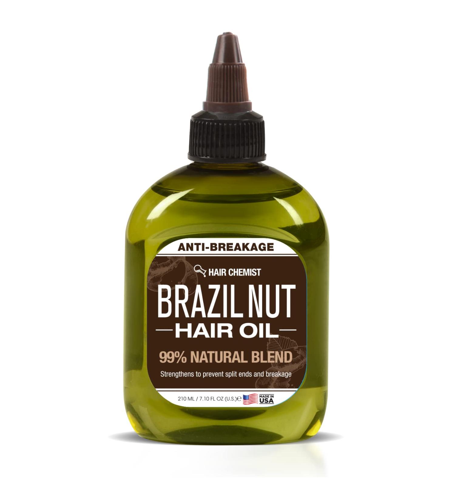 Hair Chemist 99% Natural Brazil Nut Hair Oil - 7.1 oz - Buy Online on GoSupps.com