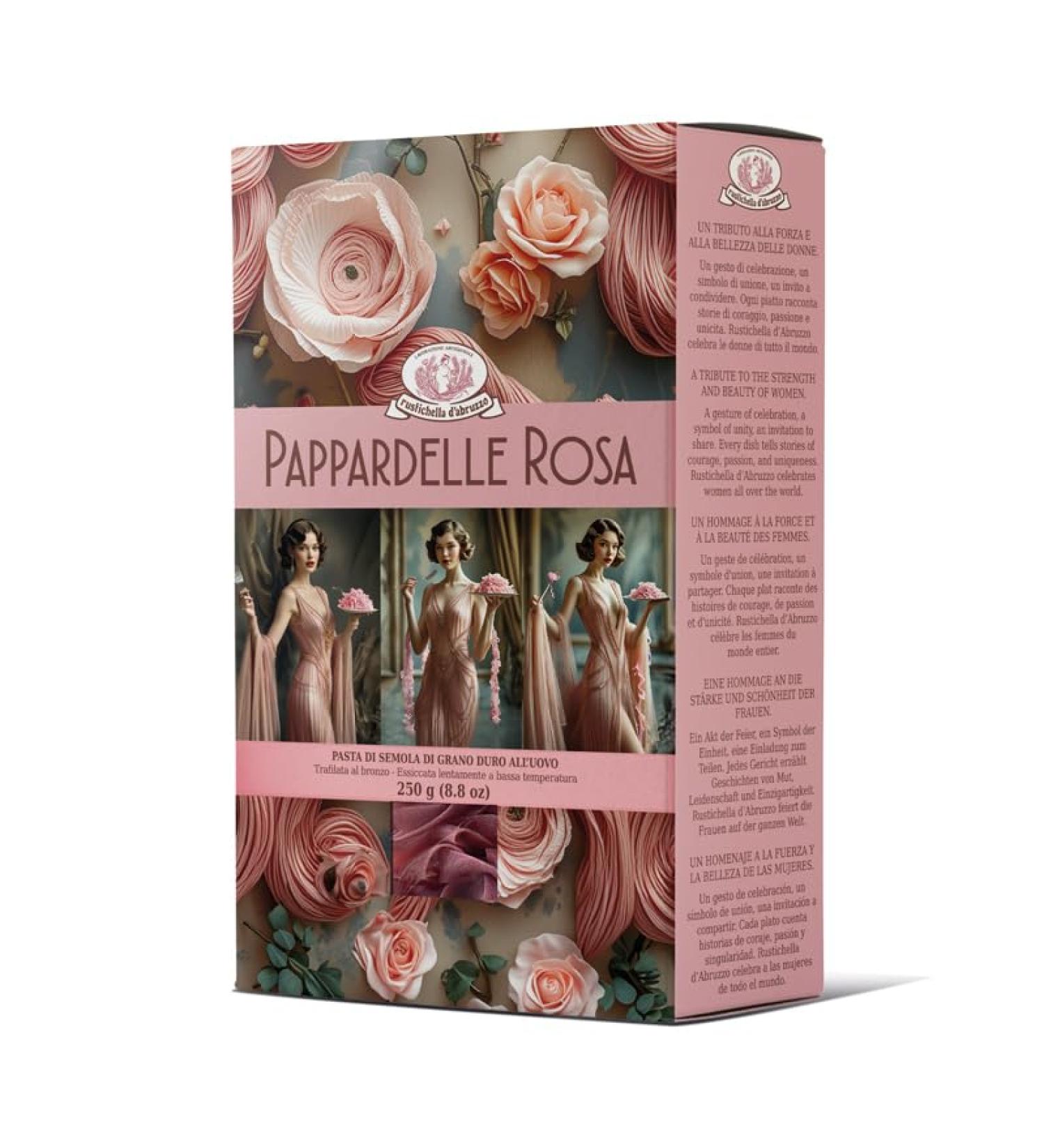 Rustichella d'Abruzzo Box Pappardelle Rose 250 g