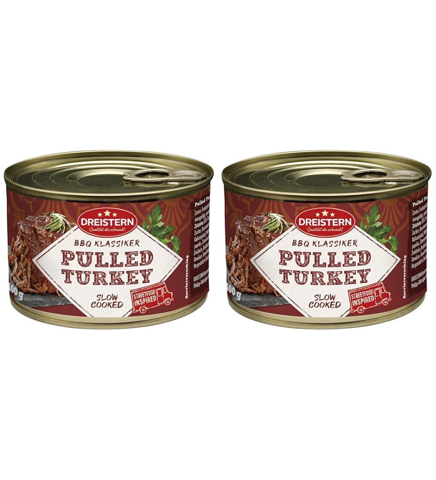 Buy Dreistern Pulled Turkey 400g (Pack of 2) - Premium International Shipping | Delicious & Convenient Meal Option - Buy Online on GoSupps.com