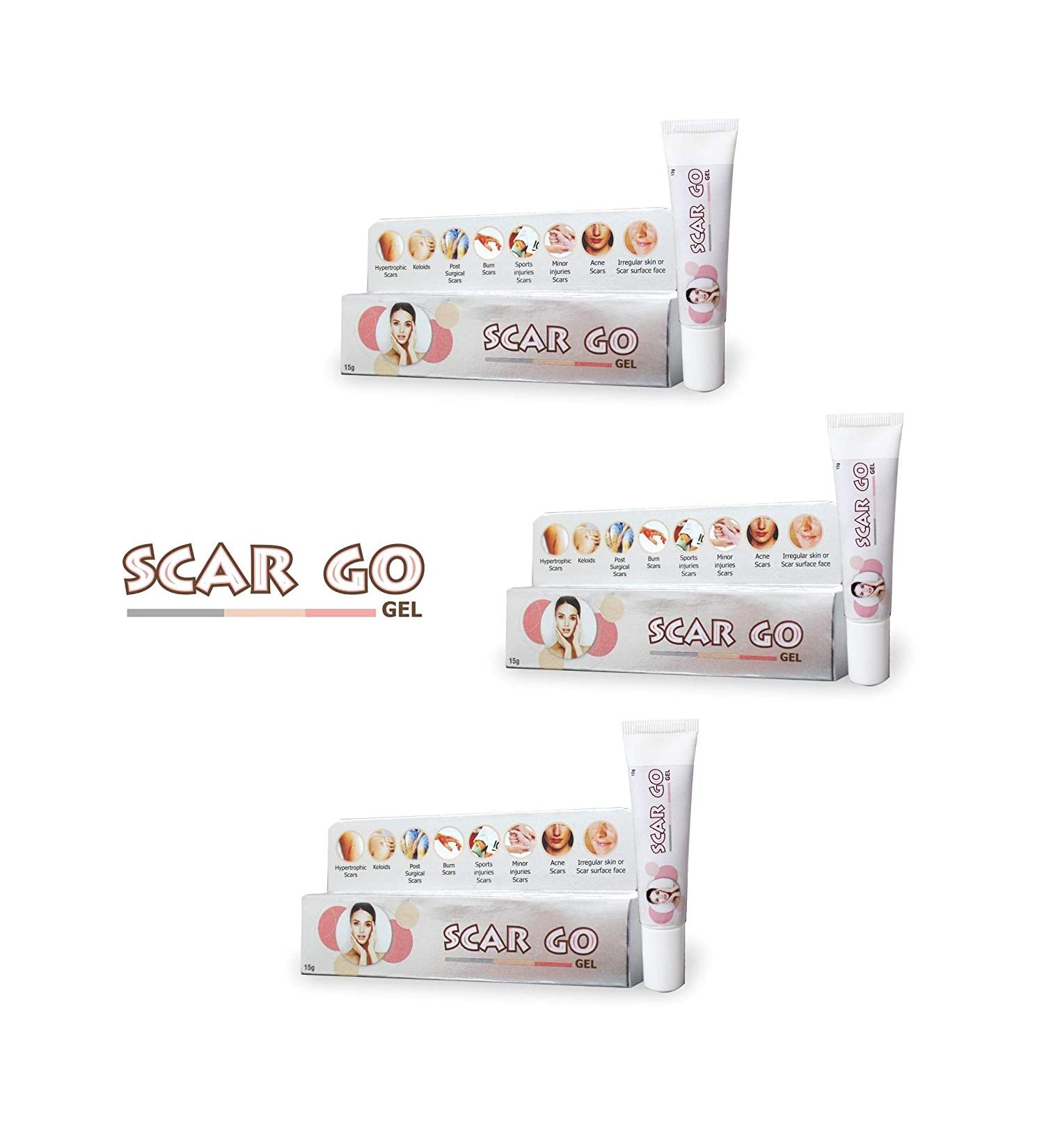 Desko Gel - Scar, Acne & Sports Injury Treatment for All Skin Types (15 GM, Pack of 3) - Buy Online on GoSupps.com
