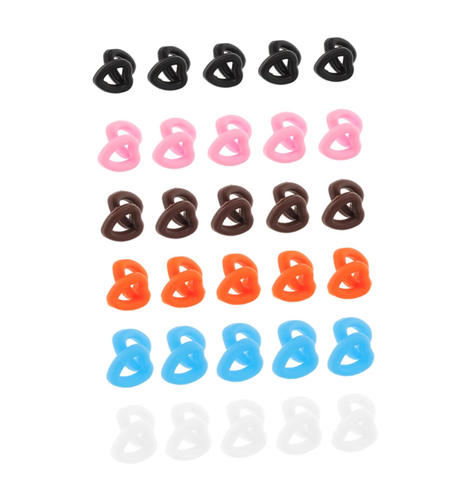 Buy Housoutil Heart-Shaped Silicone Ring Glasses Holders - 30 Pairs of Slipproof Male Hooks for Over Sunglasses | Secure & Stylish Eyewear Accessories - Buy Online on GoSupps.com