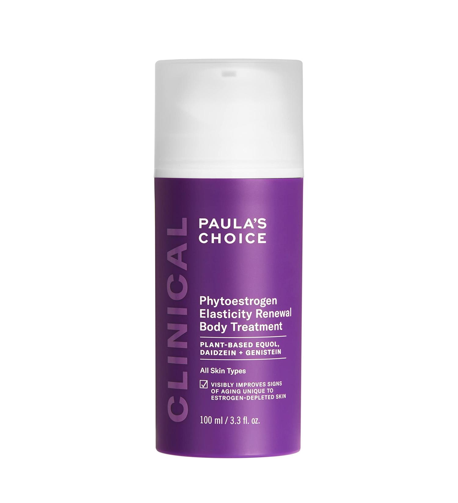 Paula's Choice Clinical Phytoestrogen Body Treatment - Restore Elasticity & Firmness for Thinning Skin Fragrance-Free Cream for Chest & Decollete 3.3 Fl Oz - Buy Online on GoSupps.com