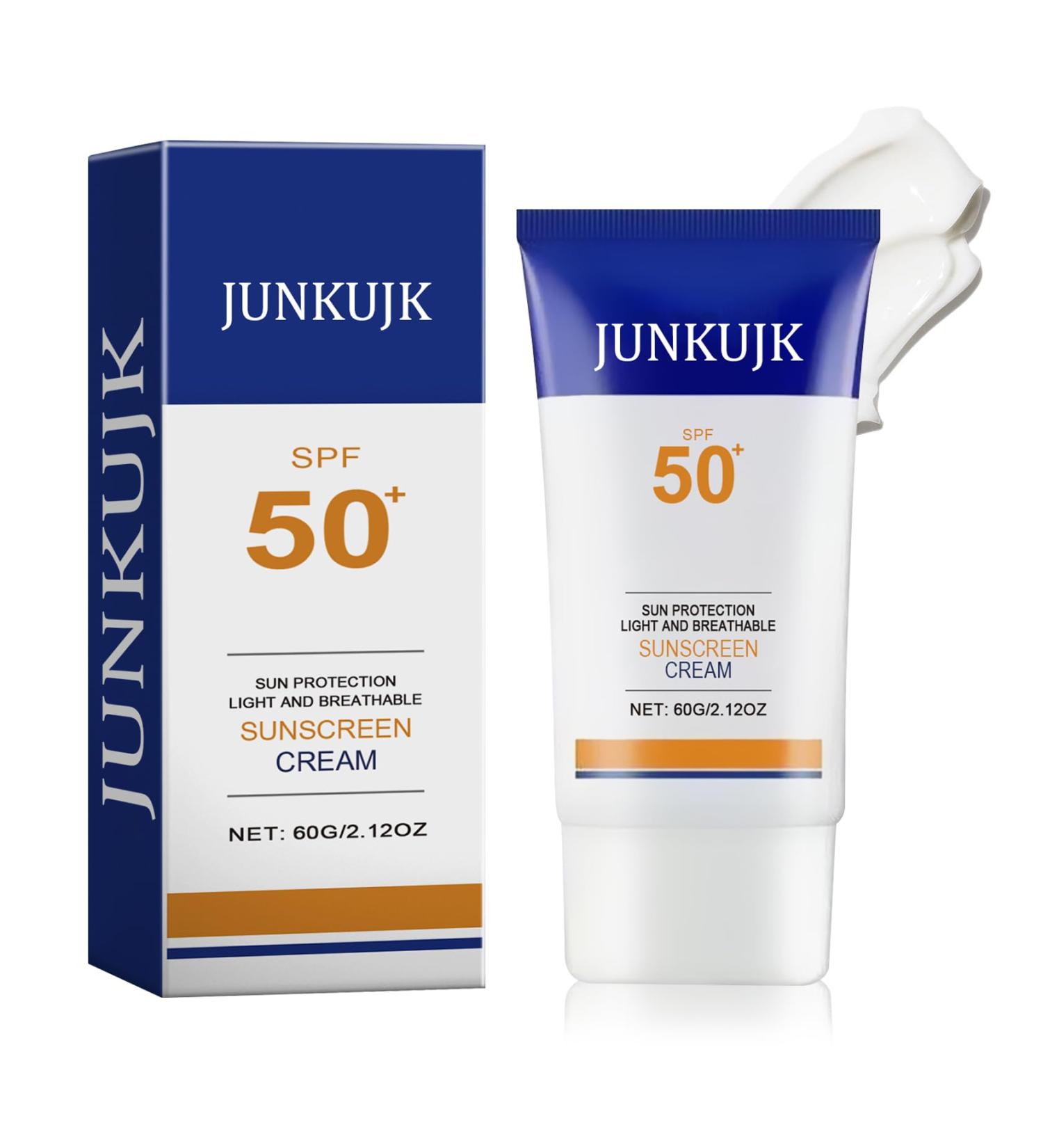 Face Sunscreen SPF 50+ PA+++ - Lightweight Tinted Waterproof & Hydrating Travel Size Lotion for Men & Women - Buy Online on GoSupps.com