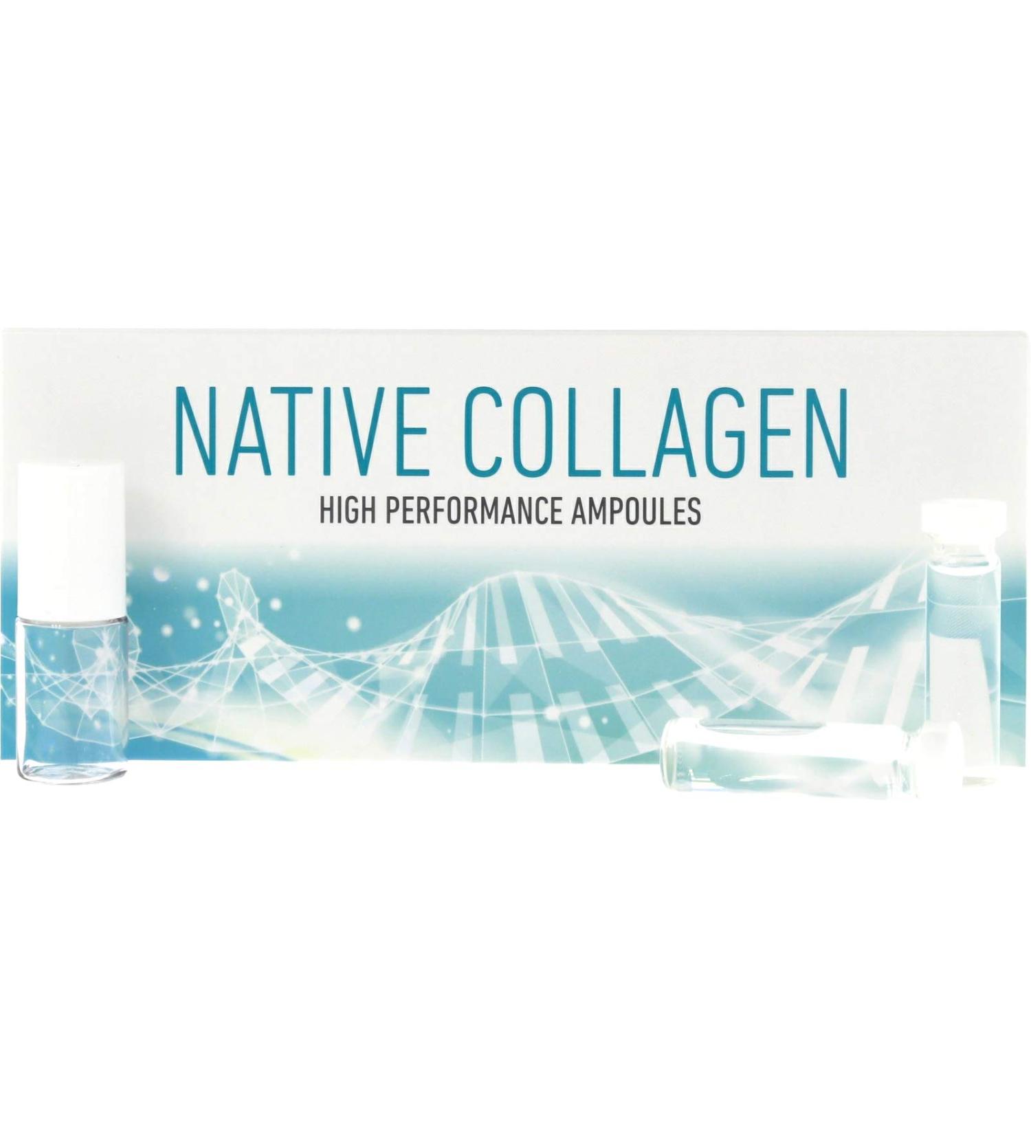  Megasol NATIVE COLLAGEN High-Performance Ampoules | Weekly Treatment with 7 x 3ml Ampoules | Anti-Wrinkle | Resealable - Buy Online on GoSupps.com