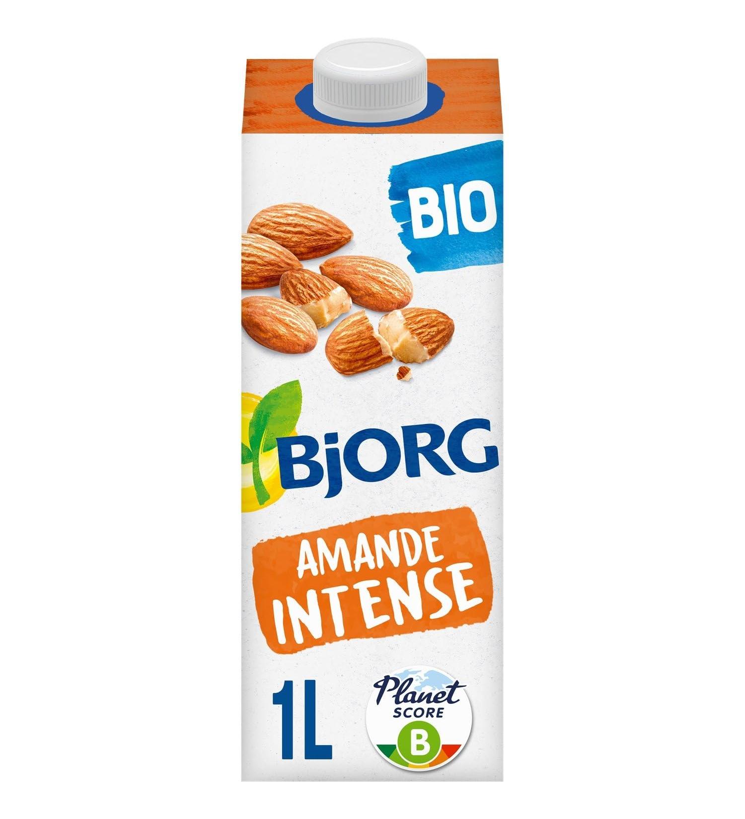BJJORG Boisson V g tale Bio Intens ment Amande Saveur Riche et Cr meuse Brique 1L - Le lot de 4
