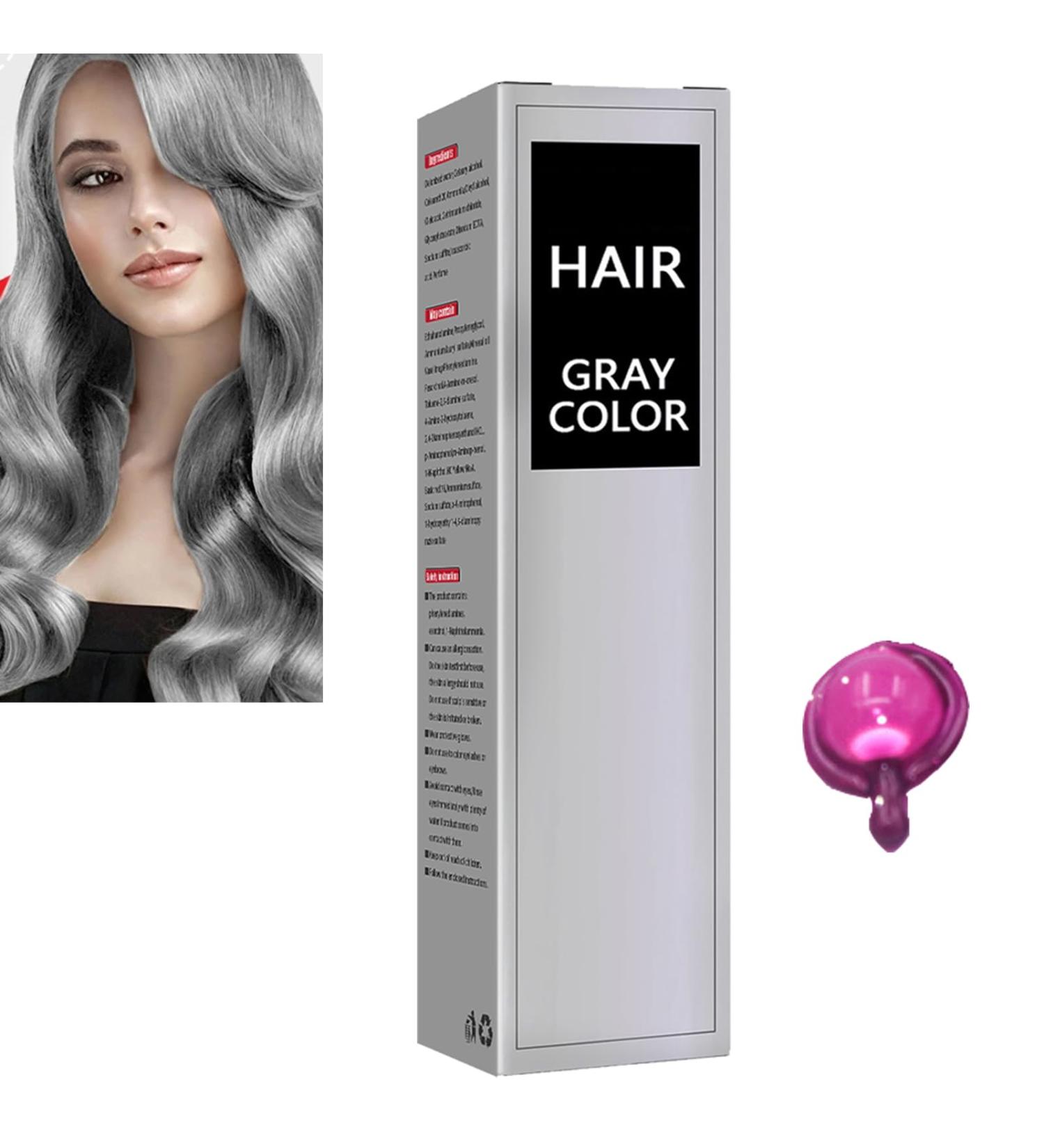 Silver Gray Hair Dye Cream Unisex Silver Hair Dye Metallic Silver Hair Dye Permanent Unisex Grey Hair Dye Cream Silver Dye Hair Cream Grey Permanent Hair Dye Silver Hair Dye - Buy Online on GoSupps.com