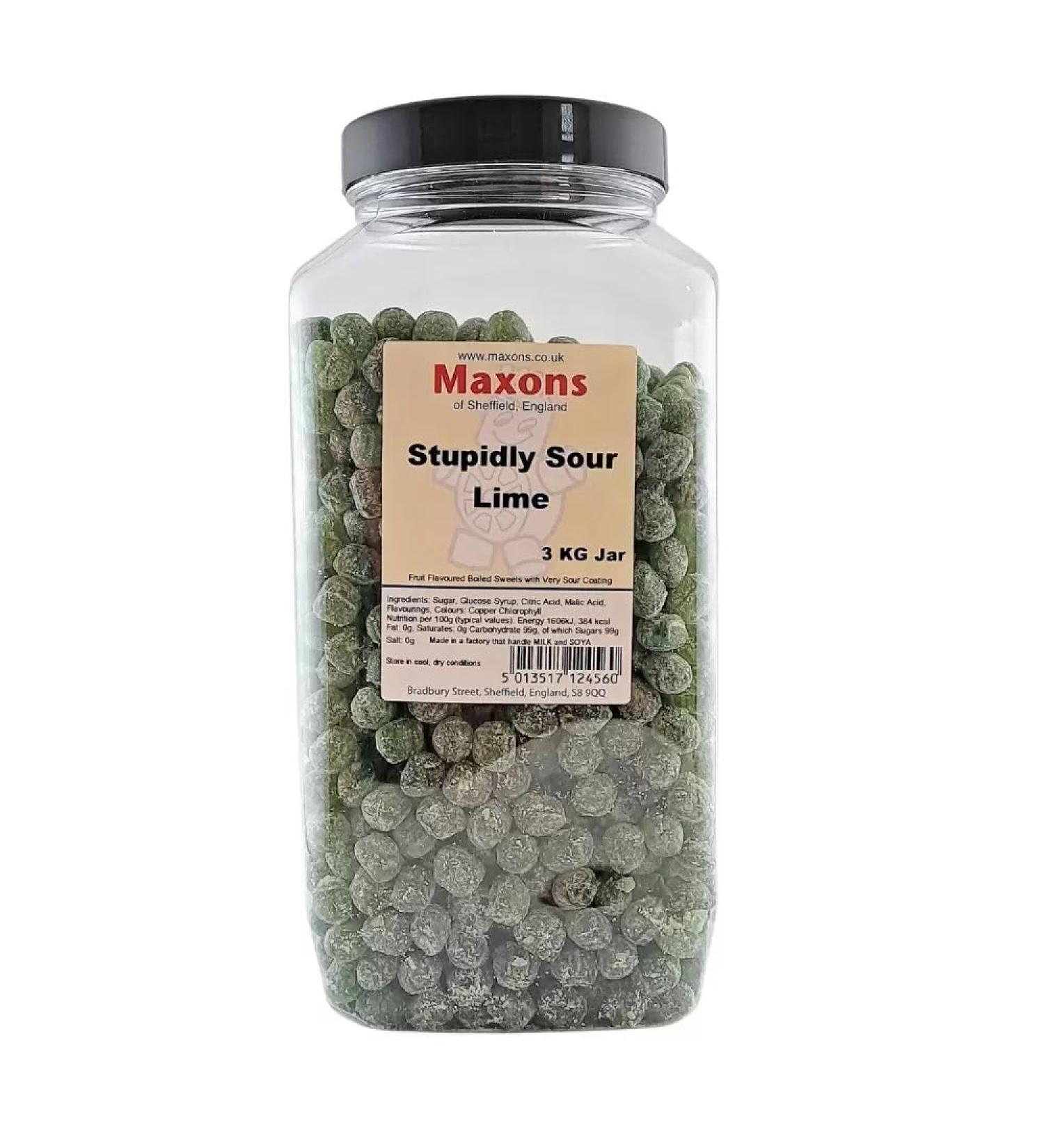 Stupidly Sour Lime - 1000g Hard Boiled Sweets
