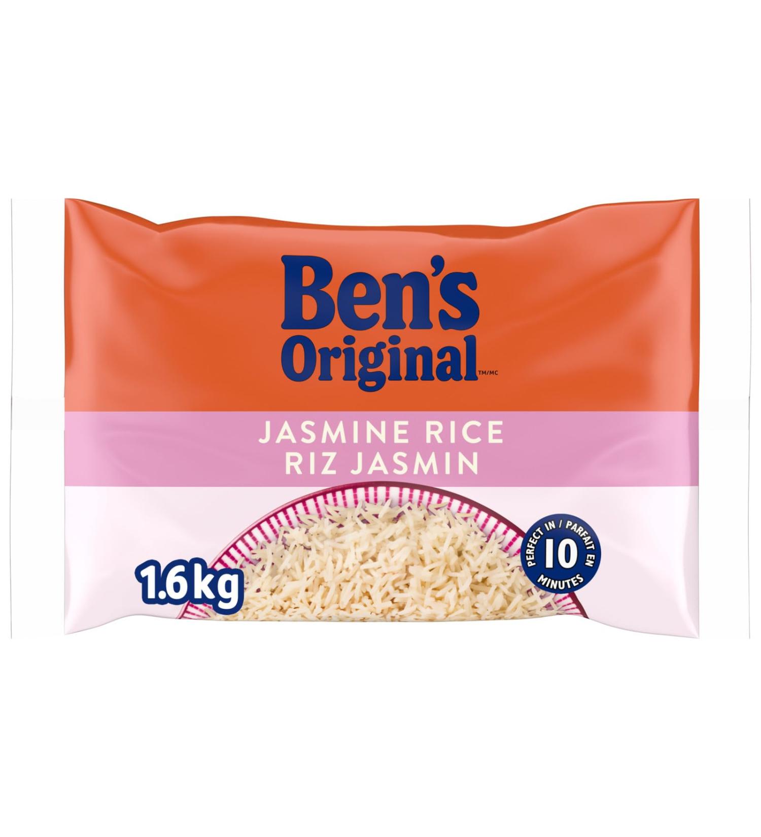 BEN'S ORIGINAL Jasmine Rice 1.6kg Bag Jasmine 1.6kg - Buy Online on GoSupps.com