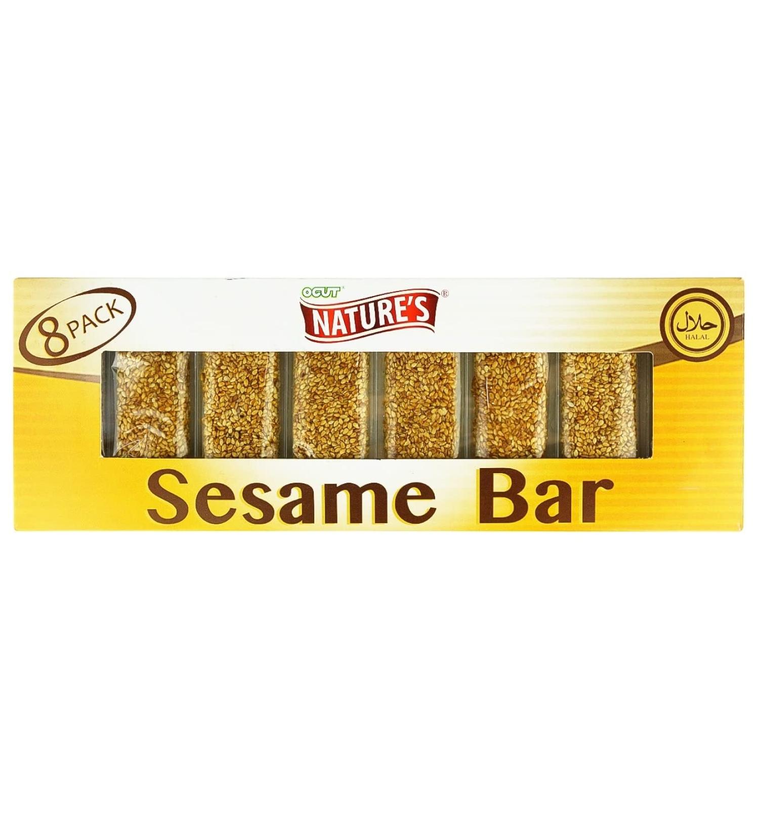 Nature's Sesame Bar 4.5oz. 4 packs.