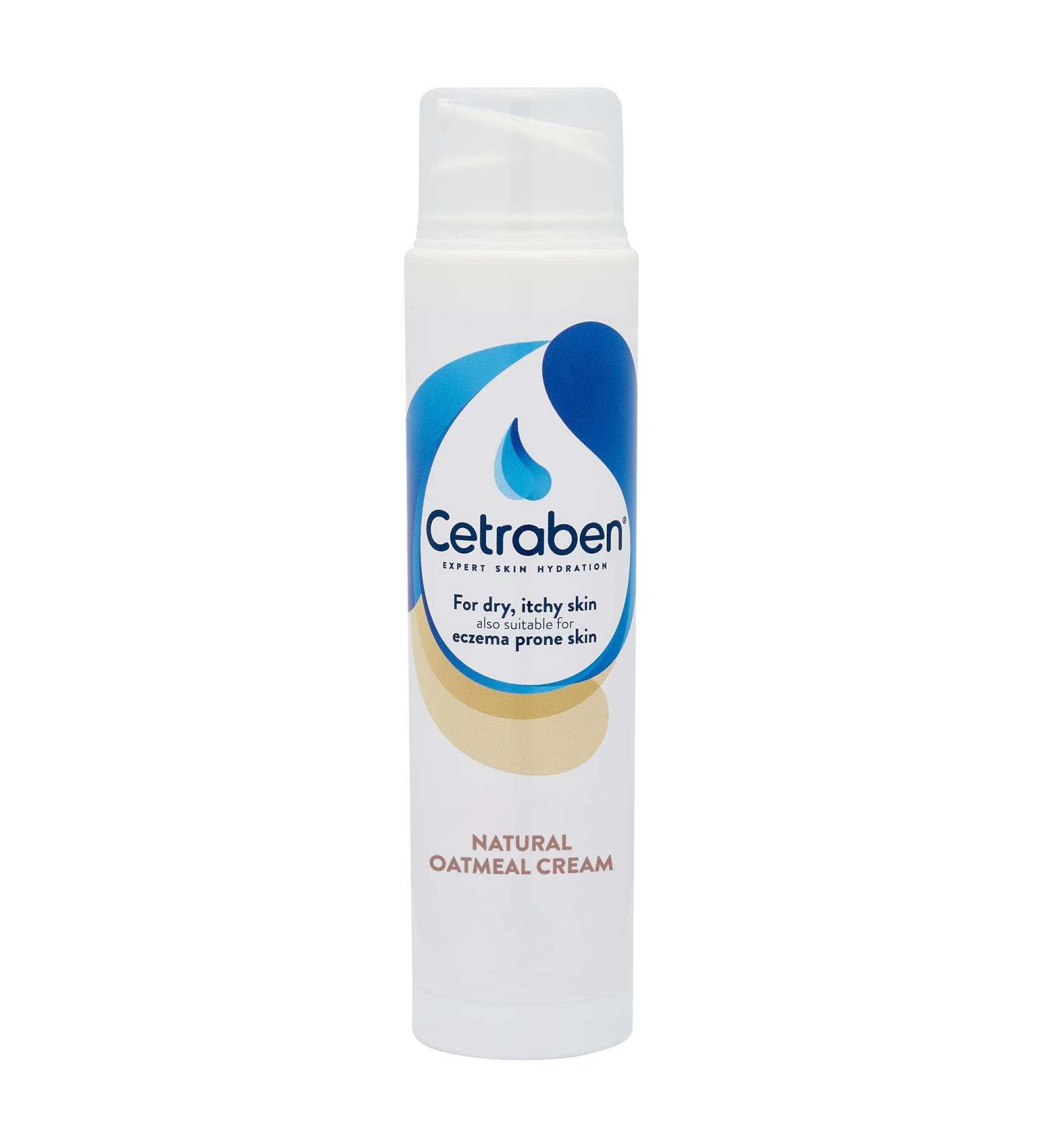 Cetraben Natural Oatmeal Cream 190g - Moisturizer for Sensitive & Eczema-Prone Skin - Buy Online on GoSupps.com