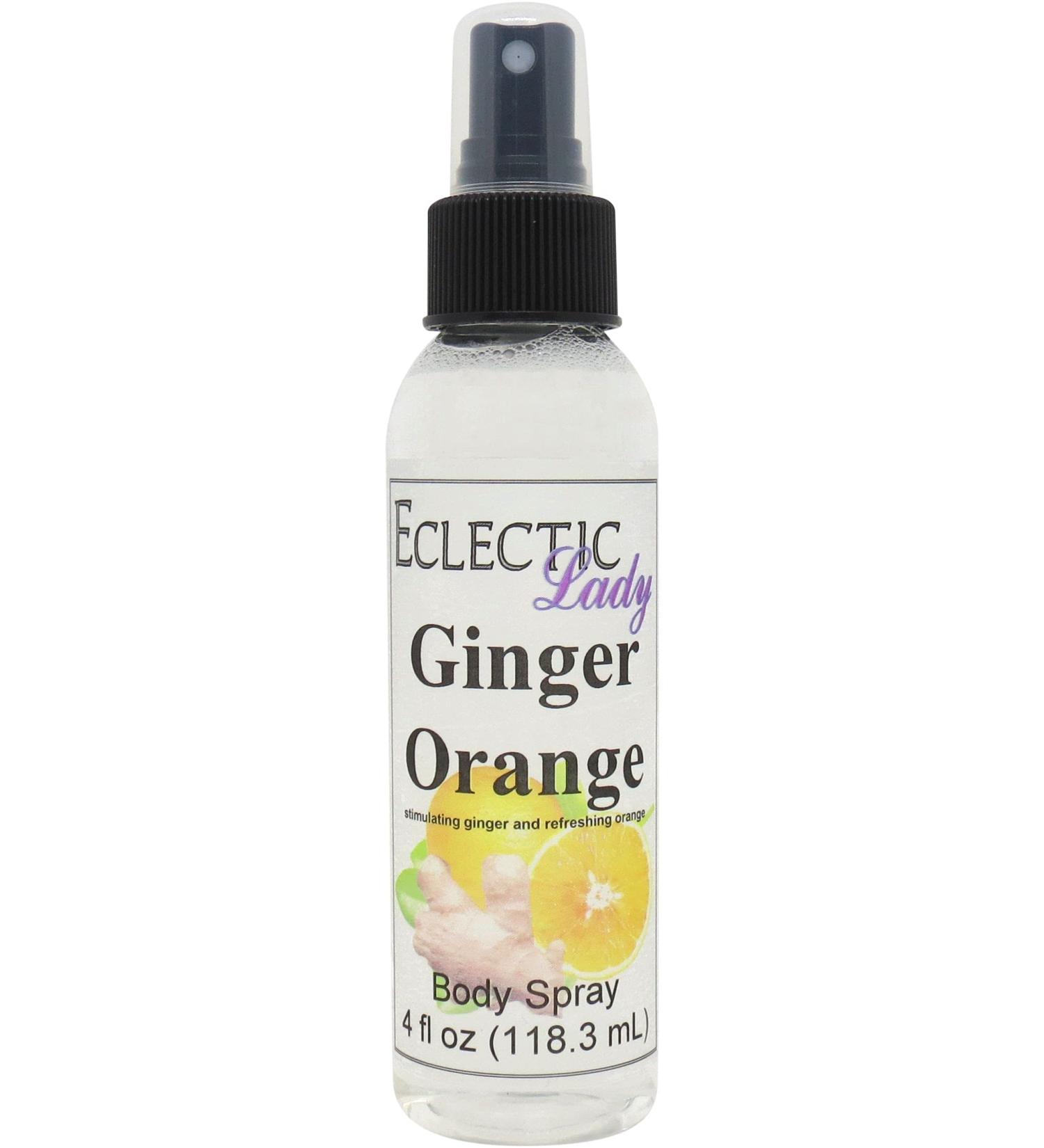 Ginger Orange Body Spray 4 ounces Body Mist for Women with Clean Light & Gentle Fragrance Long Lasting Perfume with Comforting Scent for Men & Women Cologne with Soft Subtle Aroma For Daily Use 4 Fluid Ounces - Buy Online on GoSupps.com