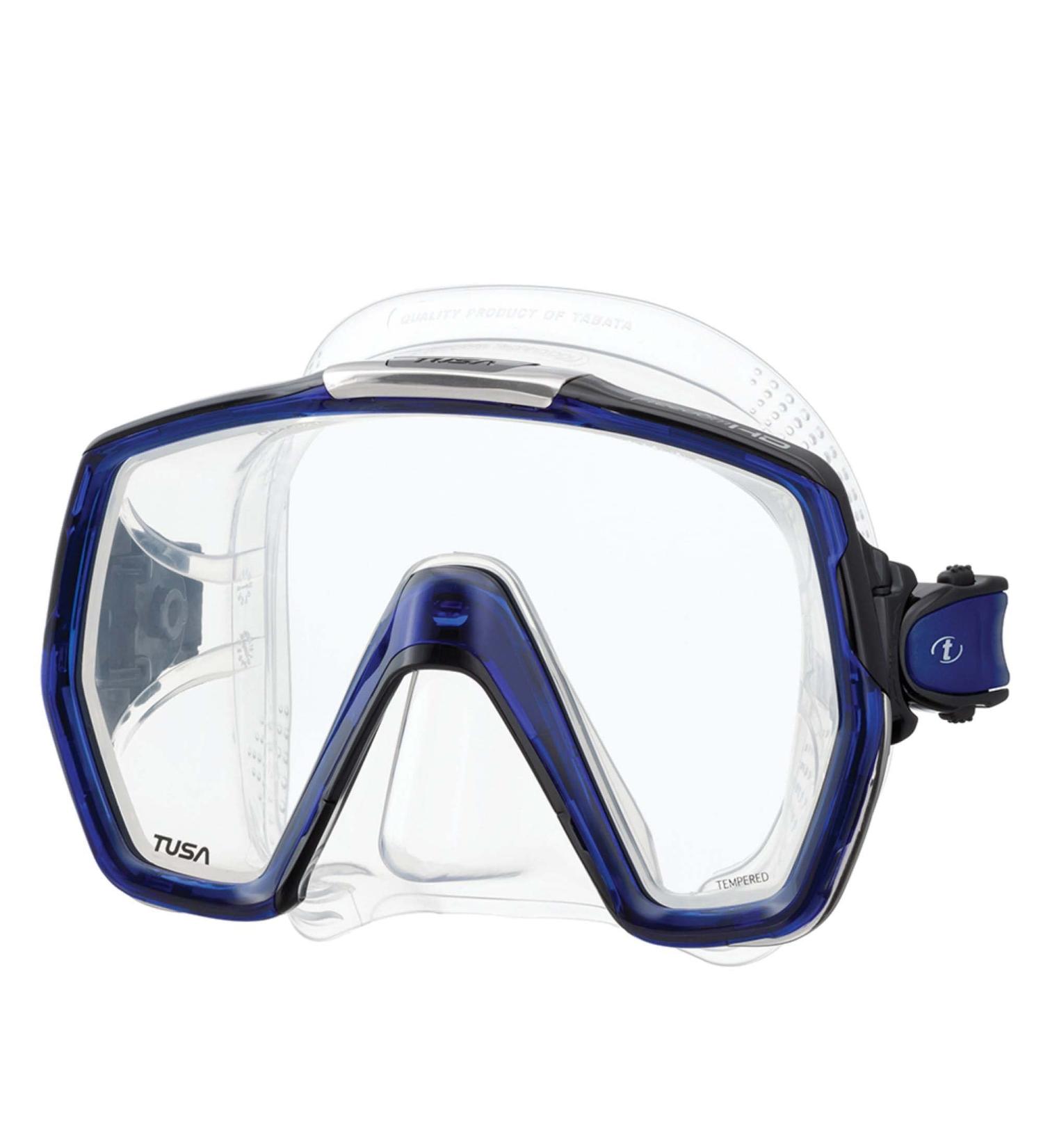 TUSA M-1001 Freedom HD Scuba Diving Mask Cobalt Blue - High-Definition Vision and Comfort - Buy Online on GoSupps.com