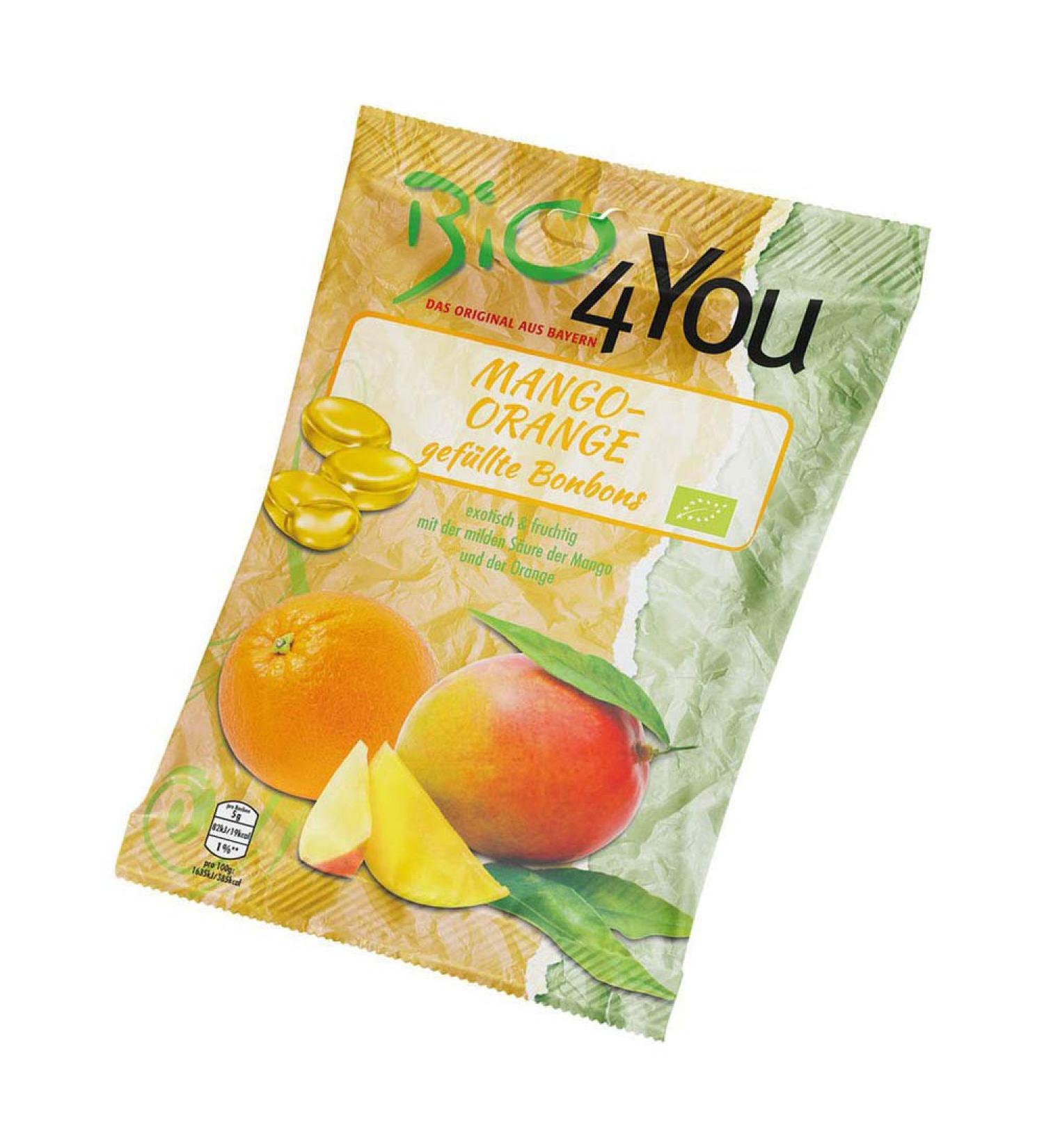 Bio4you Bio4you Stuffed sweets - Mango orange - 75 g