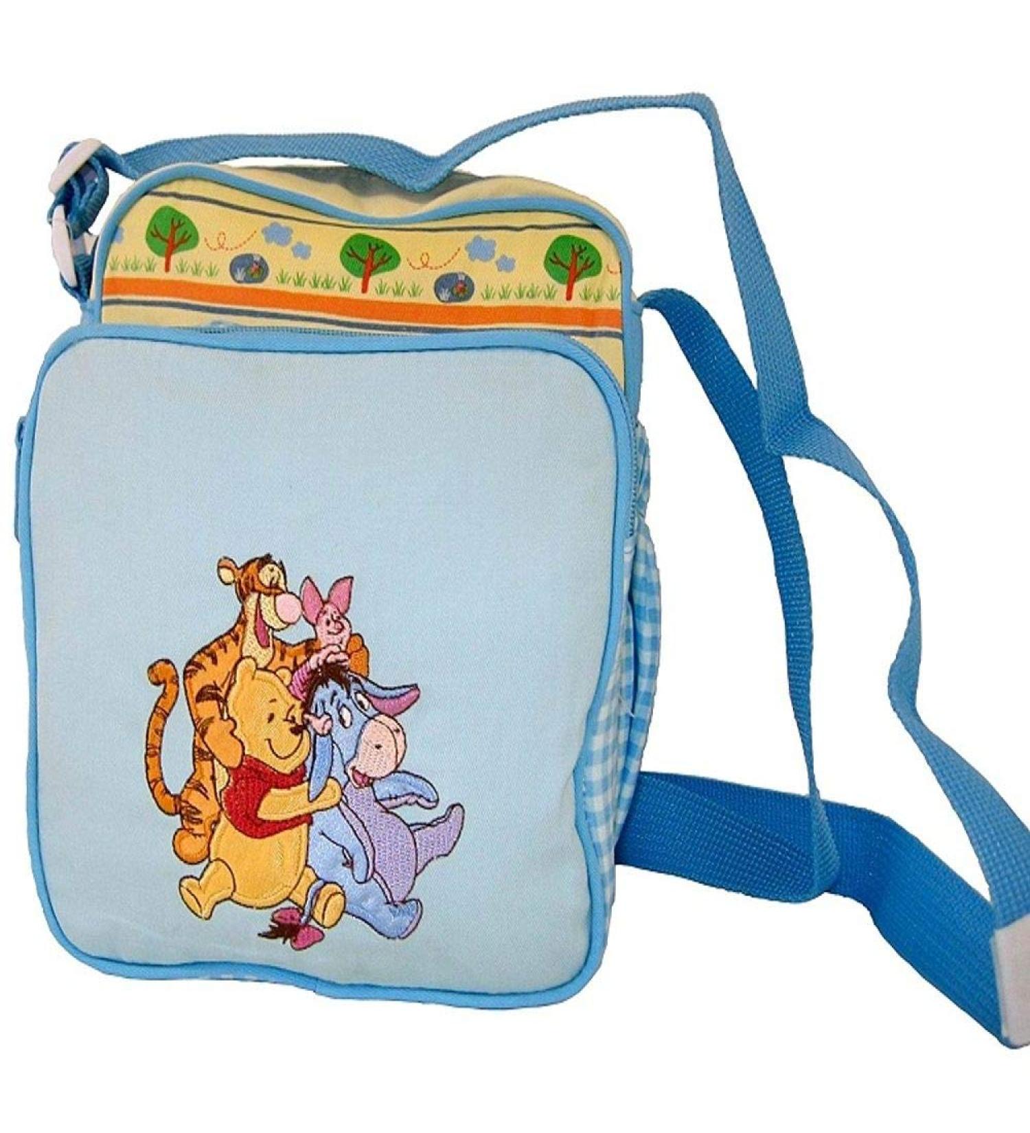 Disney Winnie the Pooh Mini Diaper Bag - Blue | Cute and Convenient Baby Essential - Buy Online on GoSupps.com