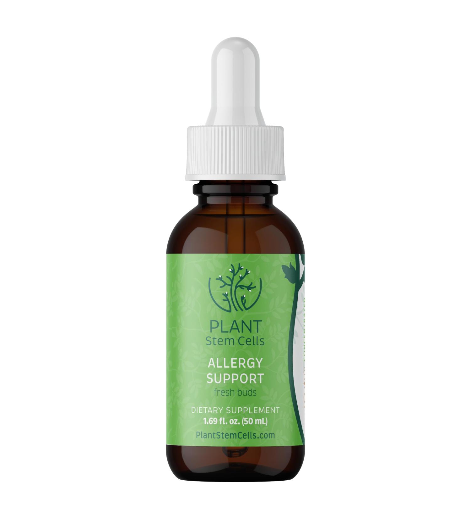 Plant Stem Cells Gemmotherapy Embryonic Allergy Support for Men & Women | Beech Black Currant Birch Hornbeam Eyebright Propolis & Quince | Immune Boost Respiratory Relief Throat Soothing - Buy Online on GoSupps.com
