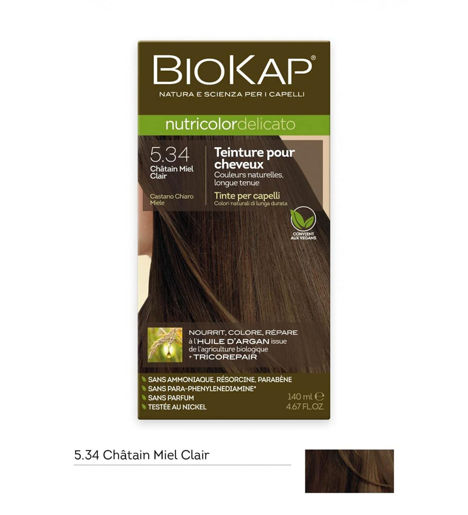 Nutricolor Delicato Hair Colour Light Honey Brown 5.34