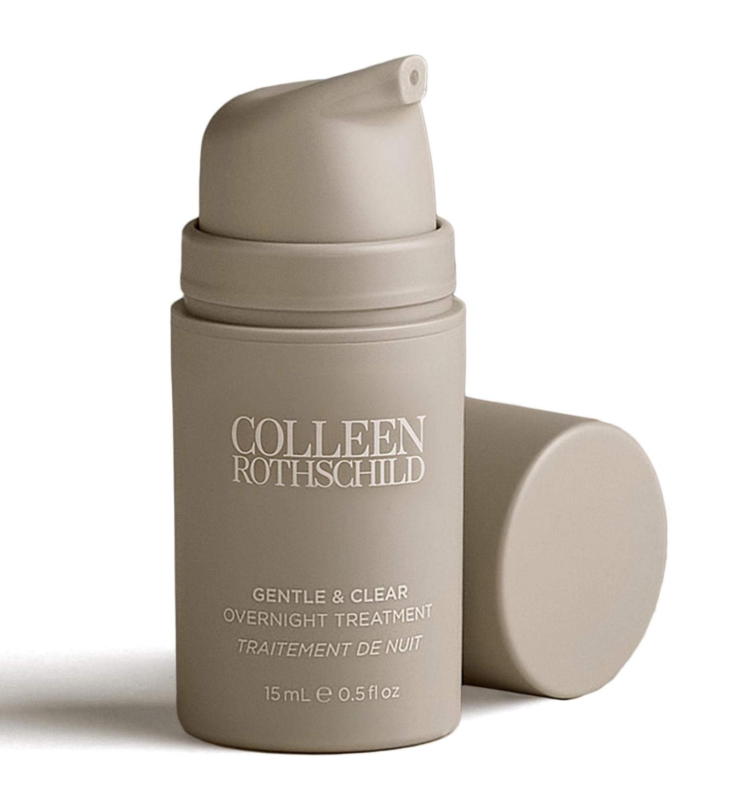 COLLEEN ROTHSCHILD Gentle & Clear Overnight Treatment | For Blemish-Prone Sensitive & Reactive Skin | Treats & Prevents Breakouts | With Salicylic Acid & Niacinamide | Fragrance-Free (0.5 fl oz) - Buy Online on GoSupps.com