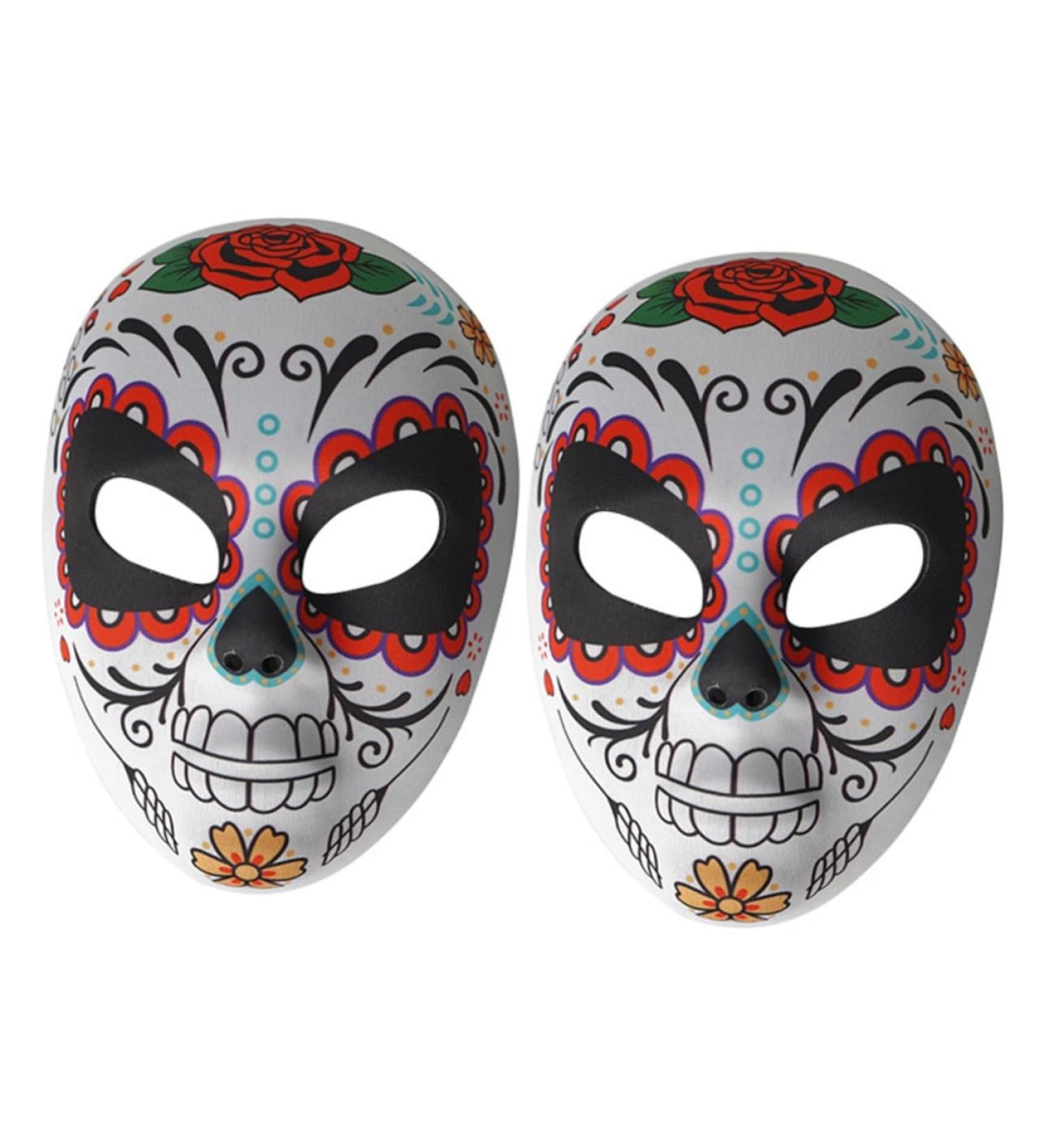 ABOOFAN 2-Pack Masquerade Masks - Unique Decorative Halloween Costume Party Masks - Buy Online on GoSupps.com