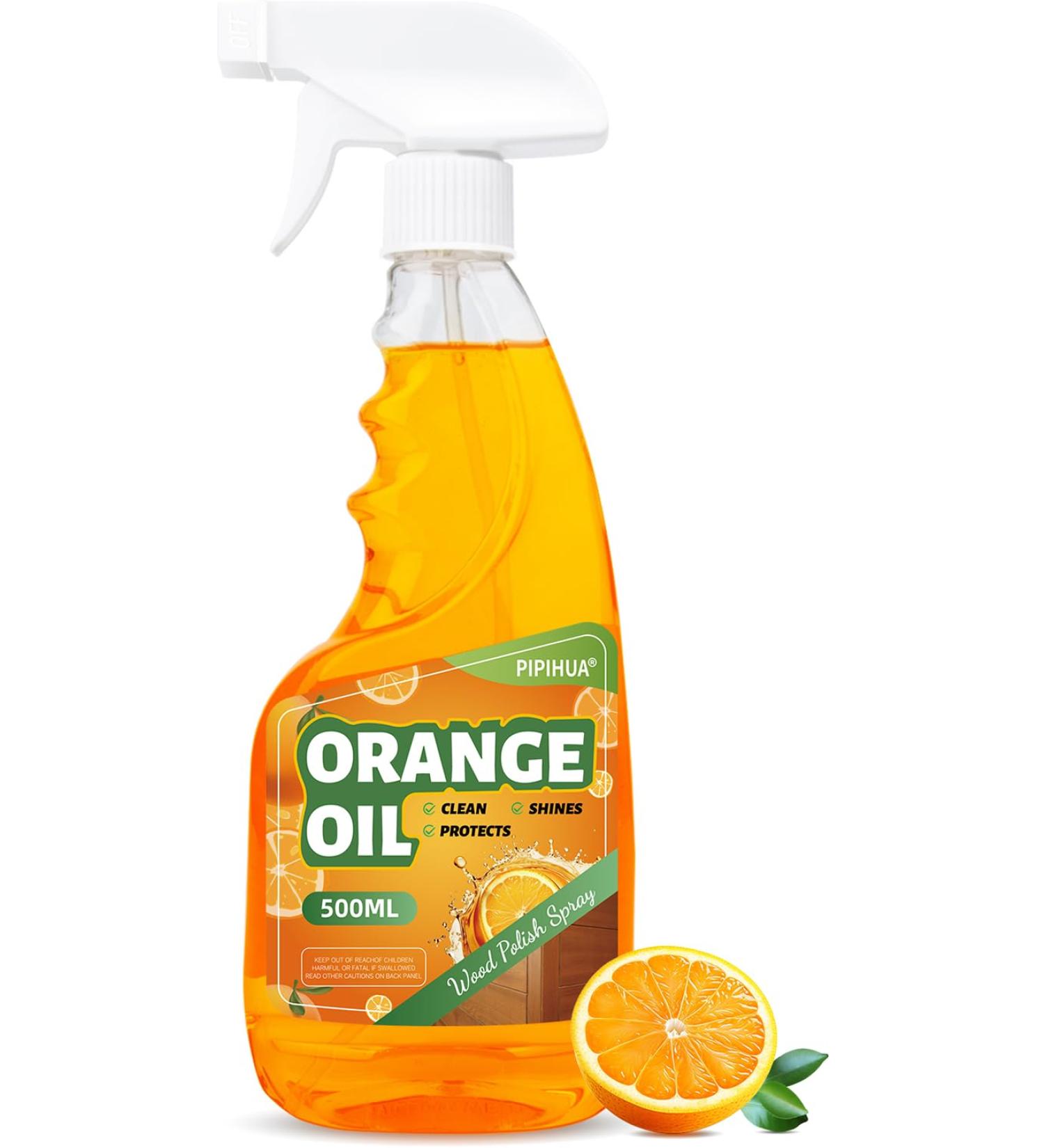 PIPIHUA Wood Oil Polish Spray - 16.9 oz Furniture Cleaner & Protector for Cabinets Tables & Floors - Shine & Preserve Wood Naturally - Buy Online on GoSupps.com