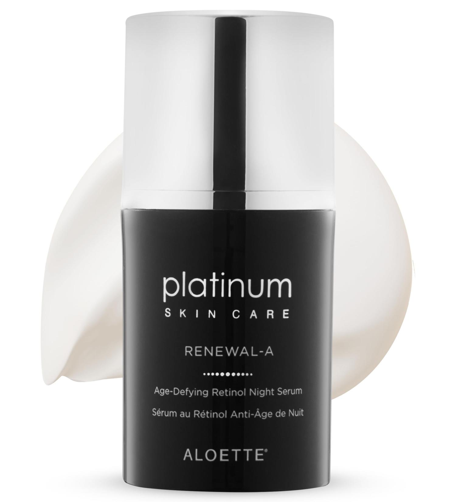 Aloette Retinol Serum for Face | Hydrating Vitamin C & Niacinamide | Brightens Skin Reduces Fine Lines | 0.54 Oz - International Shipping Available - Buy Online on GoSupps.com