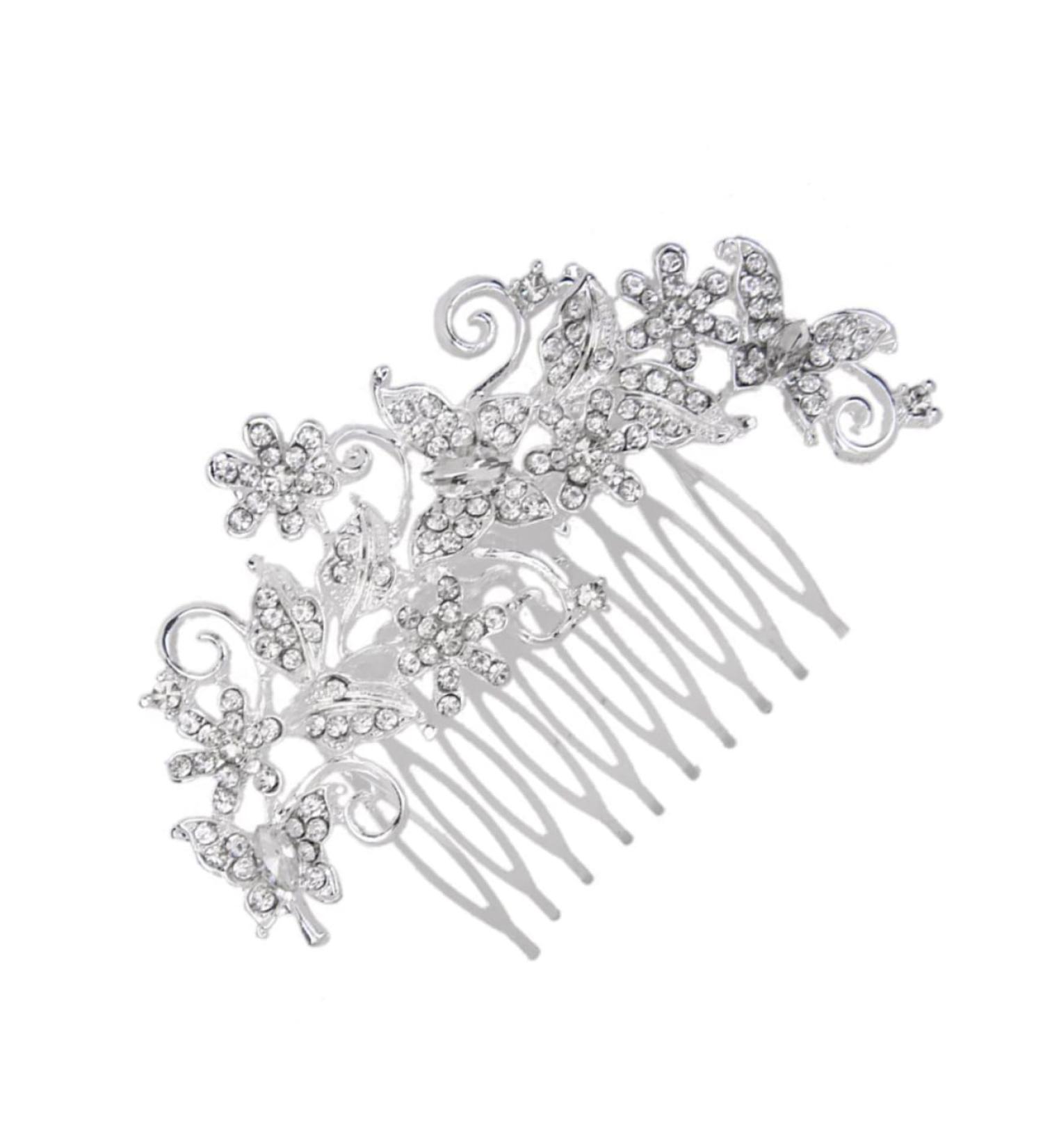 MAGICLULU Bridal Wedding Hair Comb Hair Comb Slide Clip Hairpiece Wedding Rhinestone Pearls Hair Comb Pearl Tiara Pearl Hair Comb Crystal Hair Comb Wig Bride Rhinestones Hair Accessories - Buy Online on GoSupps.com