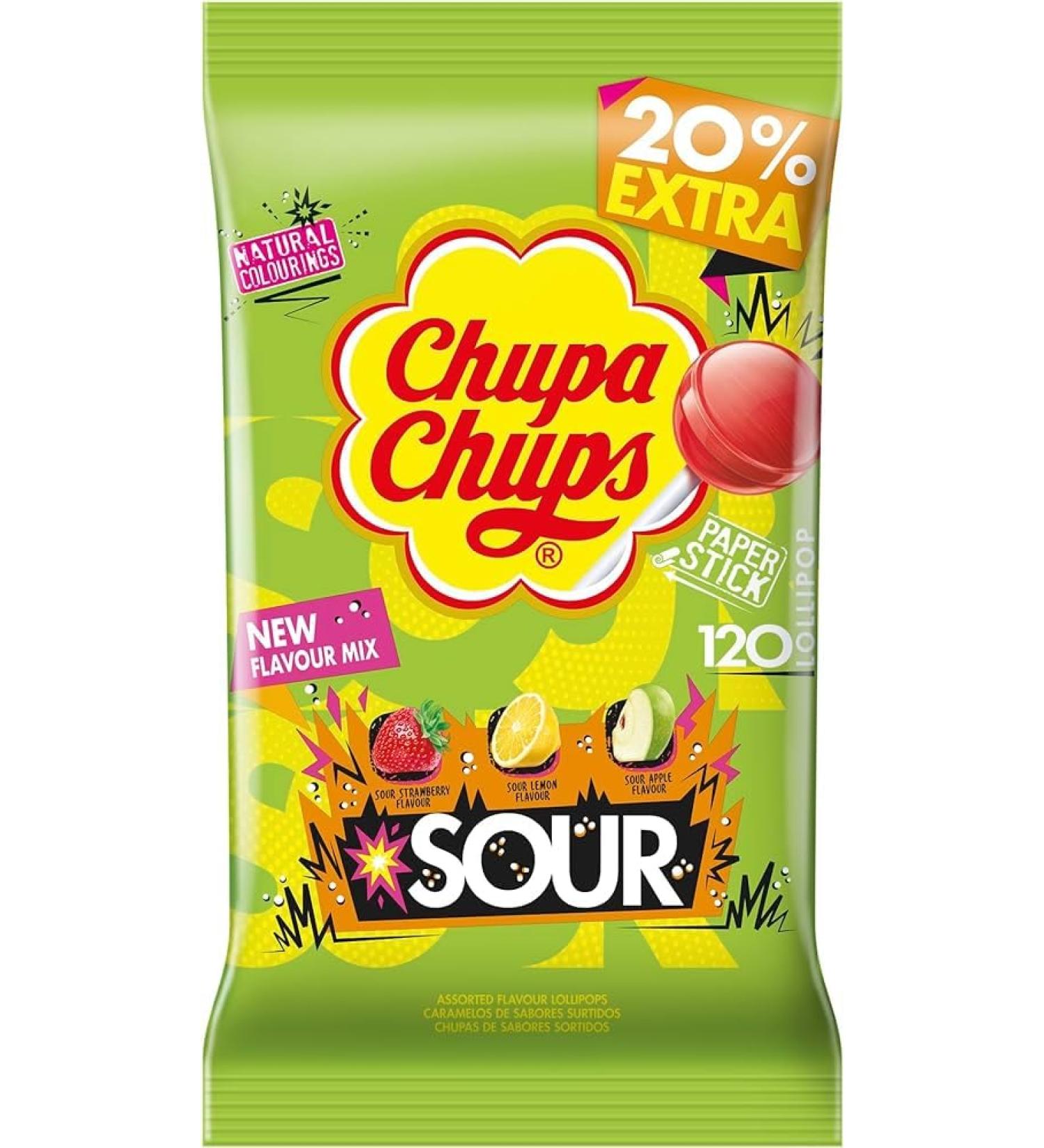 Chupa Chups Halloween Sweets Best of Lollipops Sharing Bag (120 Lollies in 3 Flavours) - Buy Online on GoSupps.com
