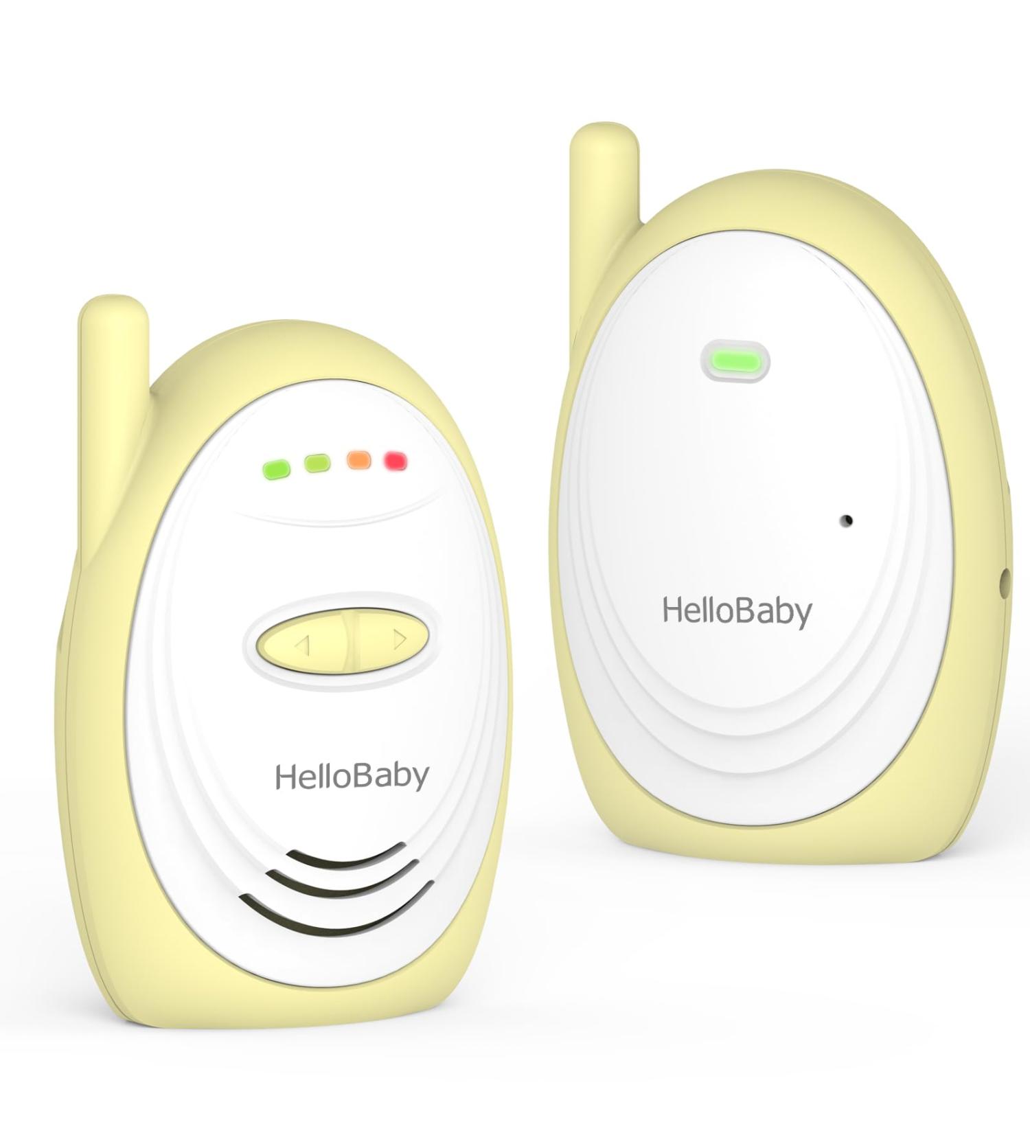 Hellobaby HB168 Digital Baby Monitor | DECT Audio Babyphone | Safe 300m Range | Eco Mode & USB Connection - Buy Online on GoSupps.com
