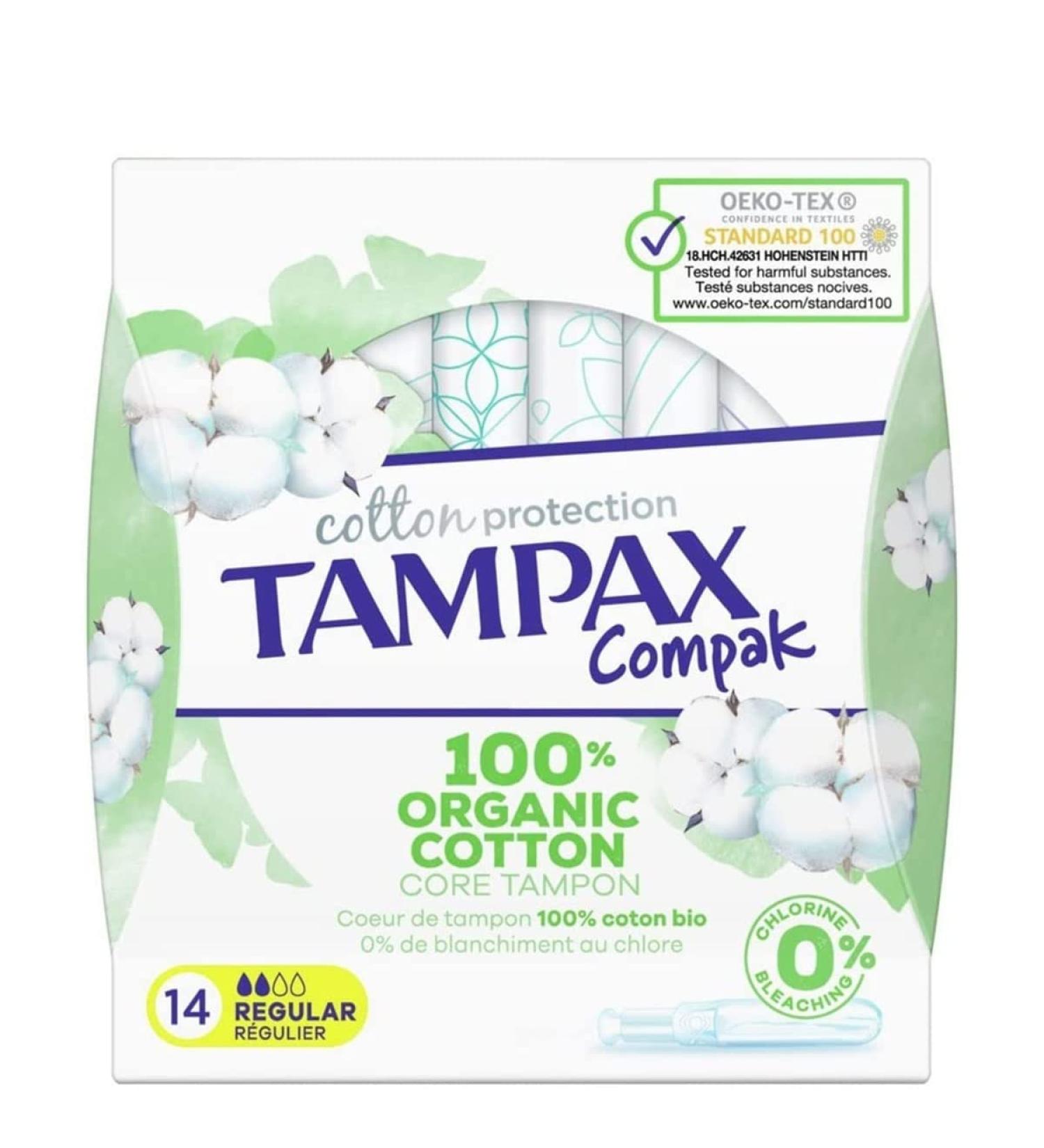 Tampax Cotton Regular Compak