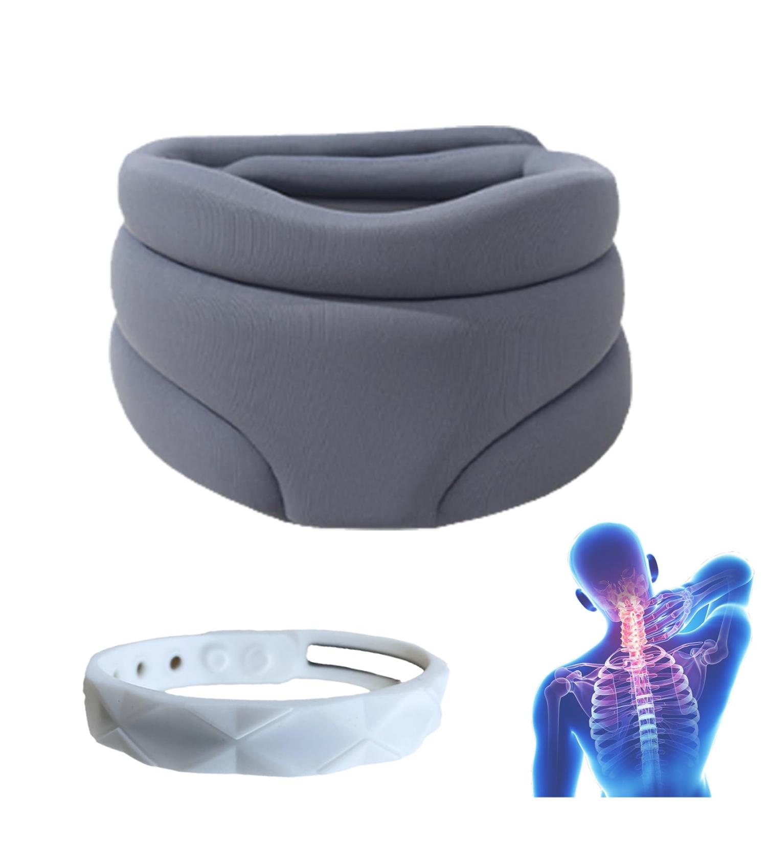 Cervicorrect Neck Brace by Healthy Lab Co Cervicorrect Neck Brace for Sleeping Neck Brace for Neck Pain and Support for Women and Men Grey Medium - Buy Online on GoSupps.com