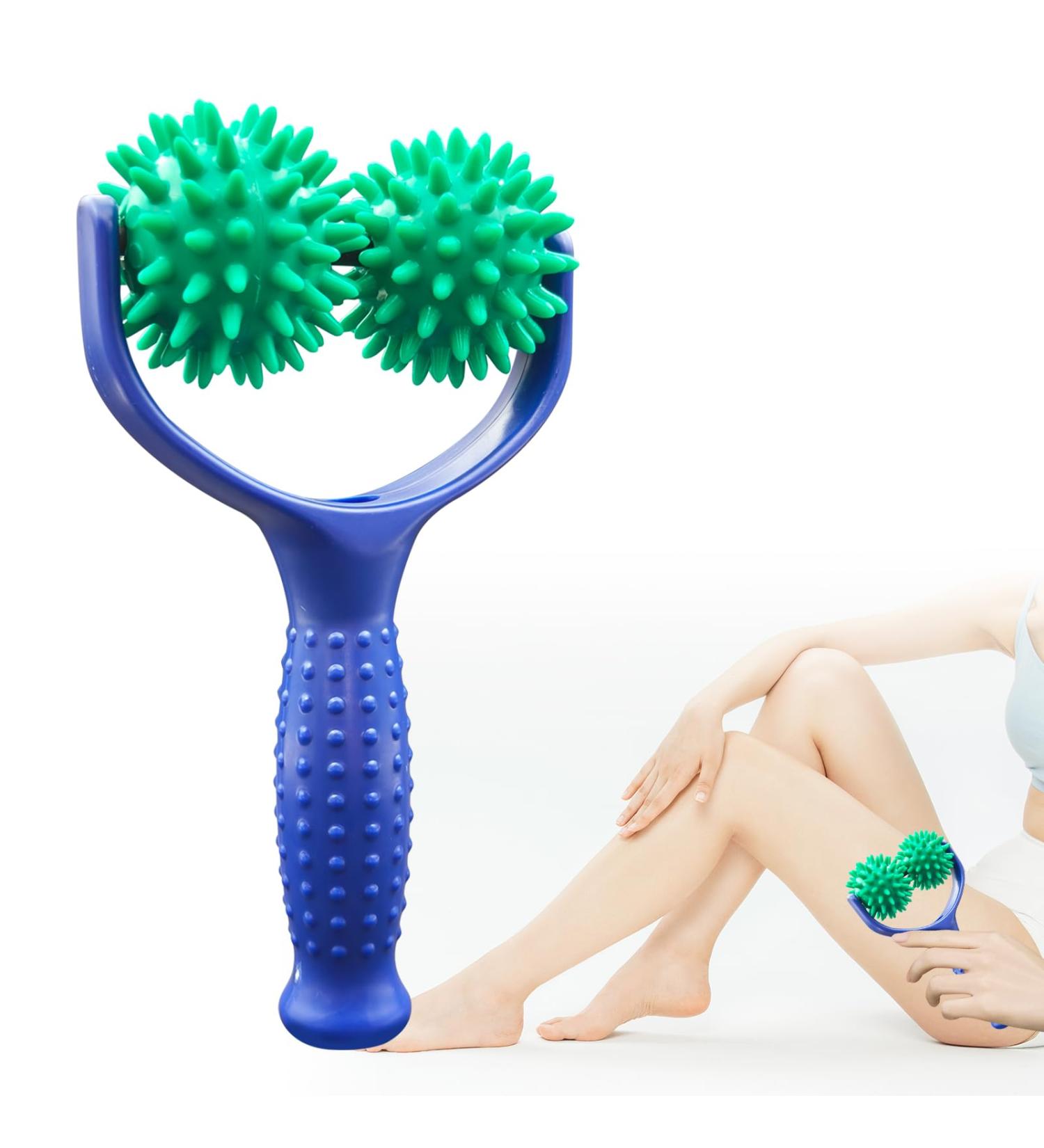 Buy Tarkdak 2 Massage Balls Scooter - Self-Massage Roller for Back Legs Feet & Hands - Fascia Relief | International Shipping Available - Buy Online on GoSupps.com