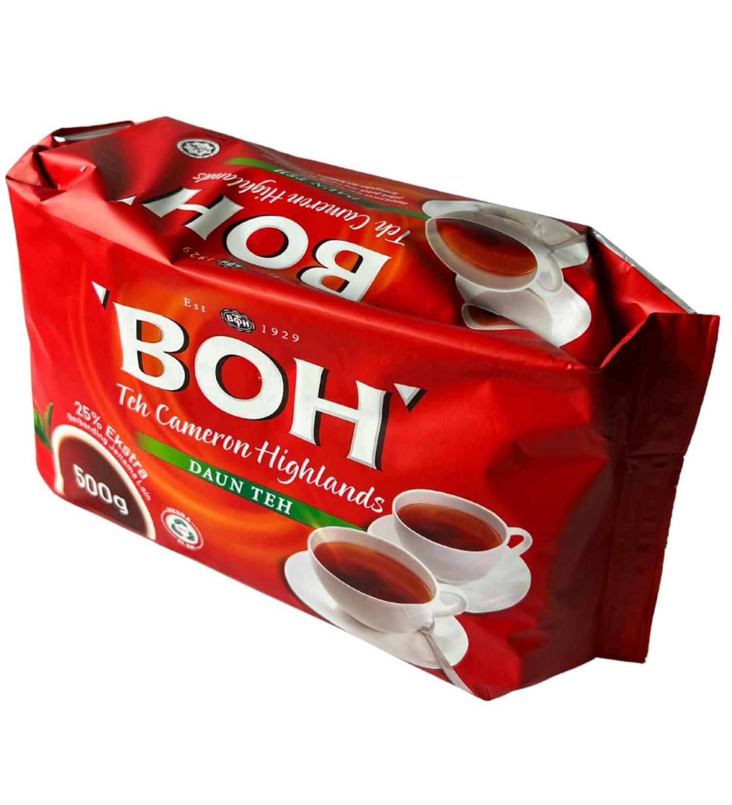 ALIBOOSTER BOH Black tea 500 g infusion robust and lively mountains Asia Cameron Highlands - Buy Online on GoSupps.com