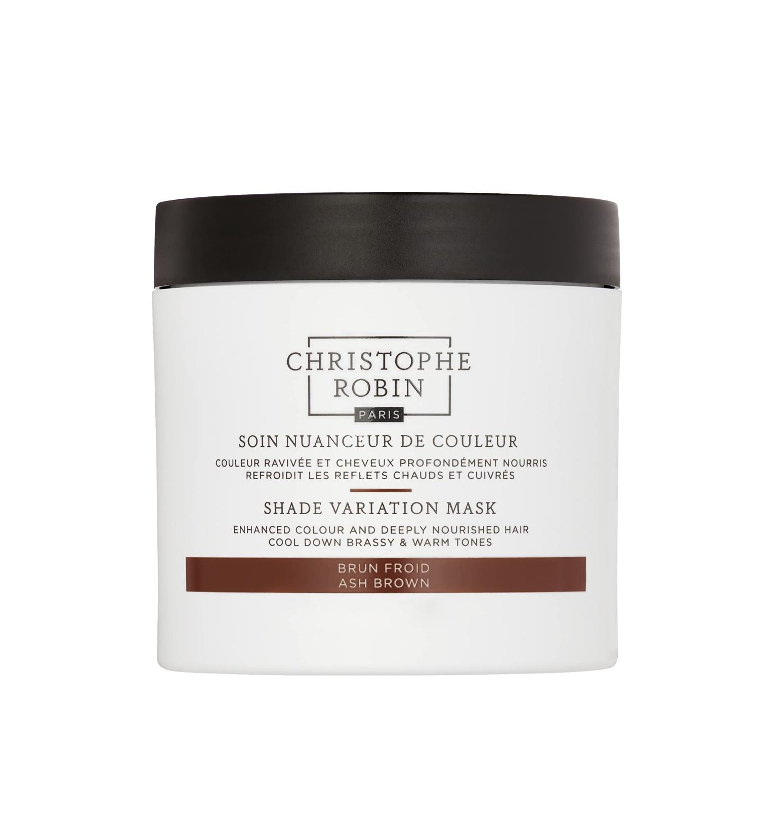 Christophe Robin Shade Variation Mask - Ash Brown 250ml- Enhance and Maintain Your Ash Brown Hair Color - Buy Online on GoSupps.com