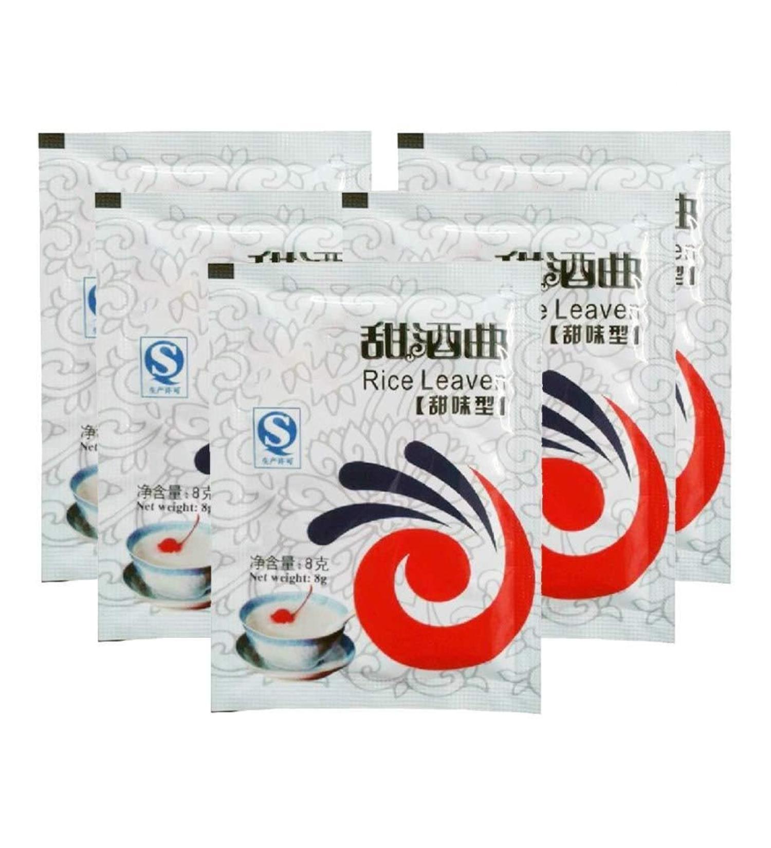 Lot de 5 paquets de levure de riz sucr chinois pour d butant la fermentation de levure de levure de riz maison - Buy Online on GoSupps.com