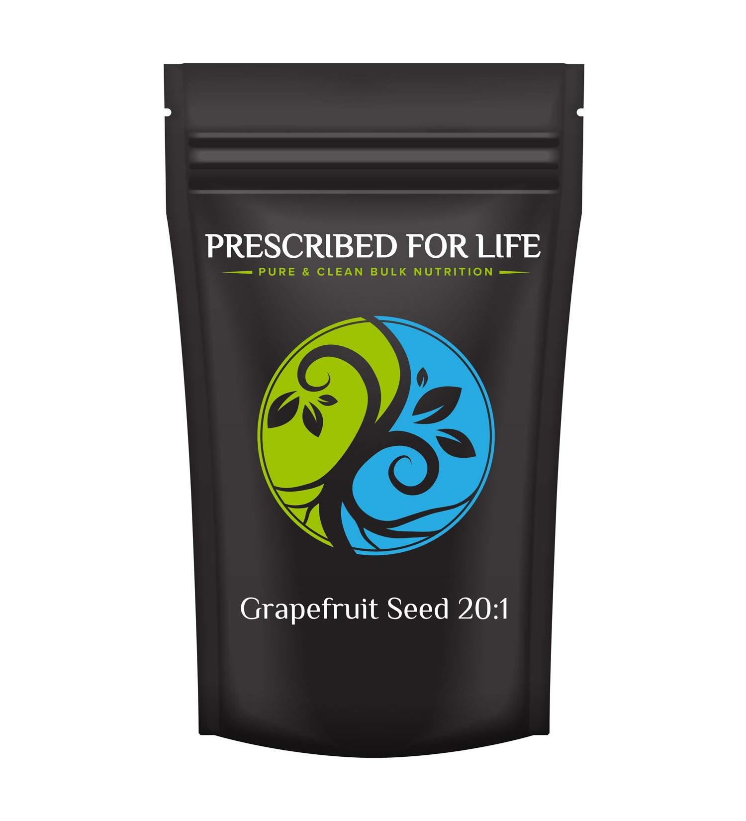 Prescribed For Life Grapefruit Seed Powder 20:1 | Citrus Seed Extract | Rich in Antioxidants Vitamins and Minerals | Vegan Gluten Free Non-GMO Soy Free (12 oz / 340 g) - Buy Online on GoSupps.com