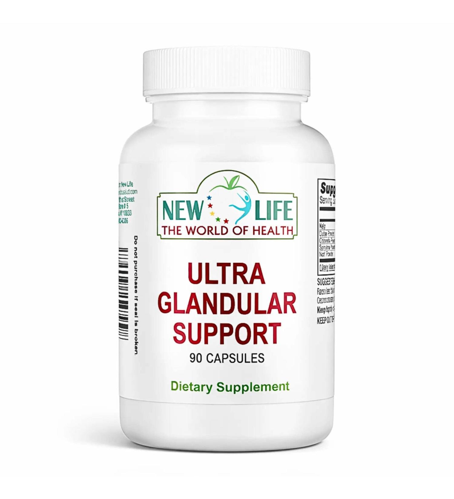 New Life Glandular Balance Support Thyroid Support 90 Capsules - Buy Online on GoSupps.com