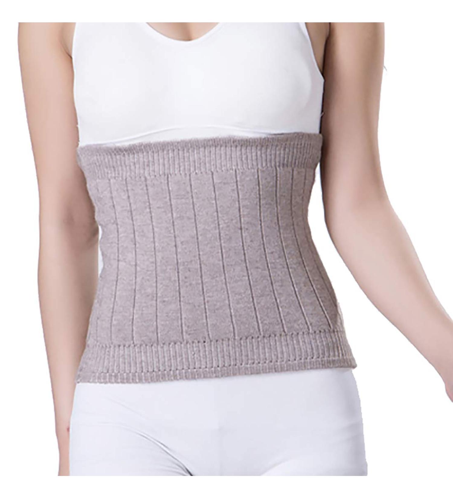 Shop Warm Cashmere Waistband Abdominal Protector - Unisex Kidney Stomach Binder Belt in Camel - Large | International Shipping Available - Buy Online on GoSupps.com