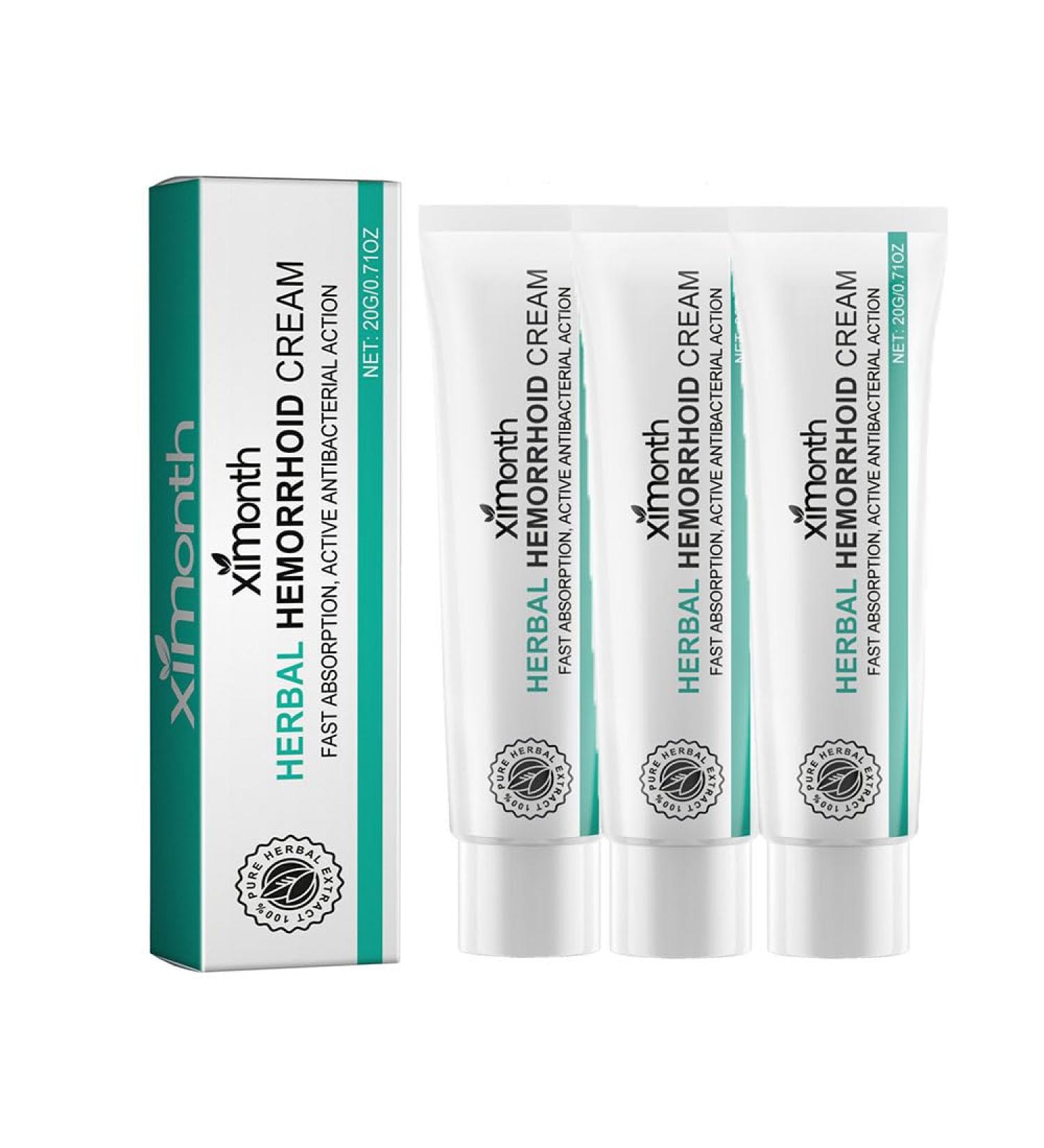 Hemorrhoid Cream Herbal Hemorrhoids Cream for Men and Women (3PC) - Buy Online on GoSupps.com