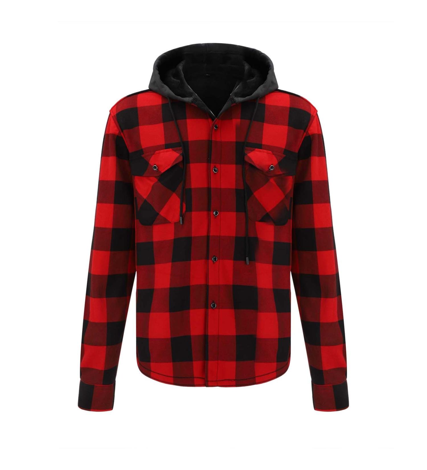 Shop Hanxiulin Oversized Plush Hoodie Jacket - Men's Winter Coat | Breathable & Stylish Color Variants for International Shipping - Buy Online on GoSupps.com