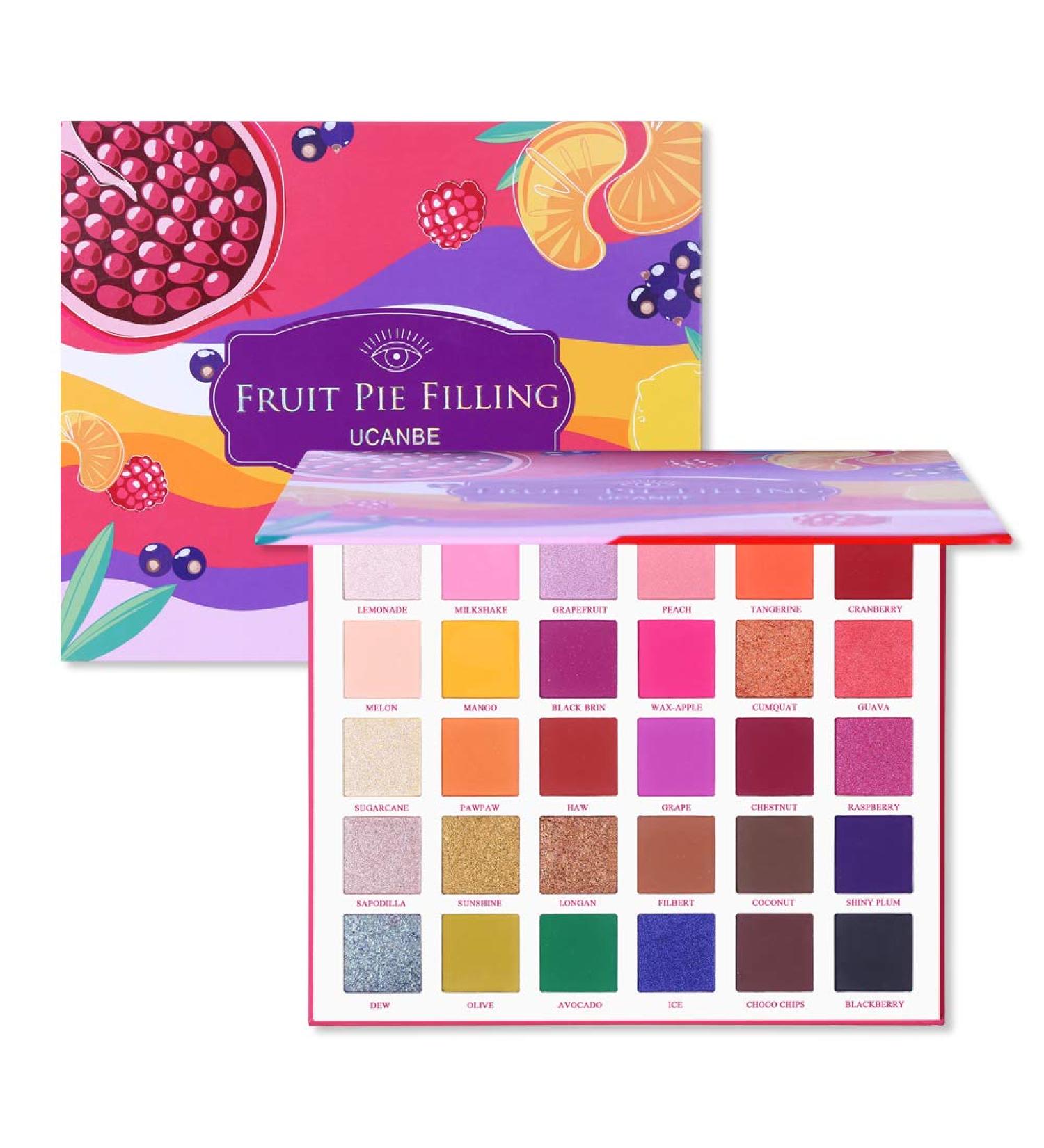 UCANBE Fruit Pie Filling 30 Shade Eyeshadow Palette - Vibrant Colors for Stunning Eye Looks - Buy Online on GoSupps.com