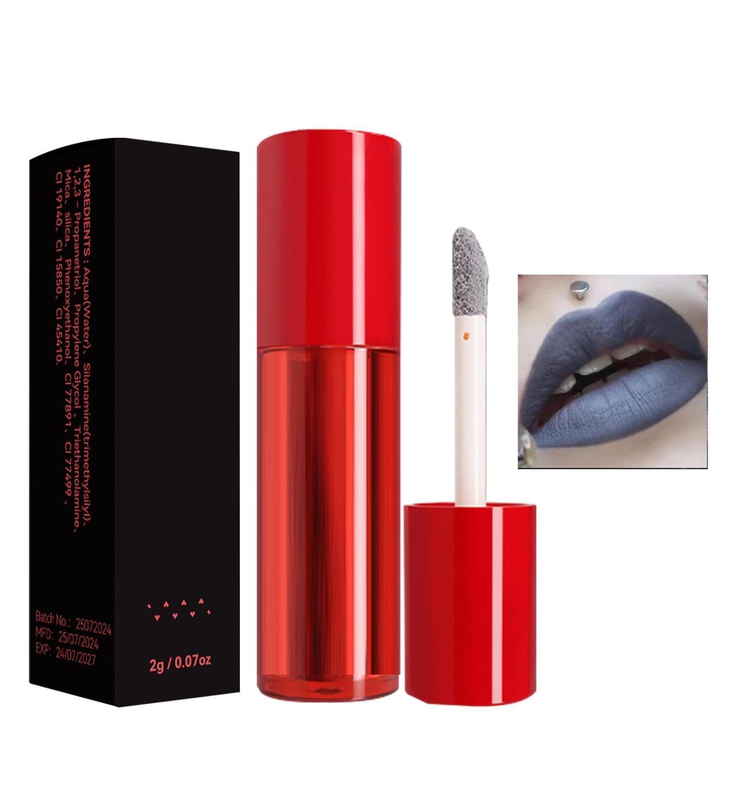 Powder lip gloss lipstick | Women's lipstick matte lipstick for outdoor meetings shopping glossy lip makeup lipstick - Buy Online on GoSupps.com