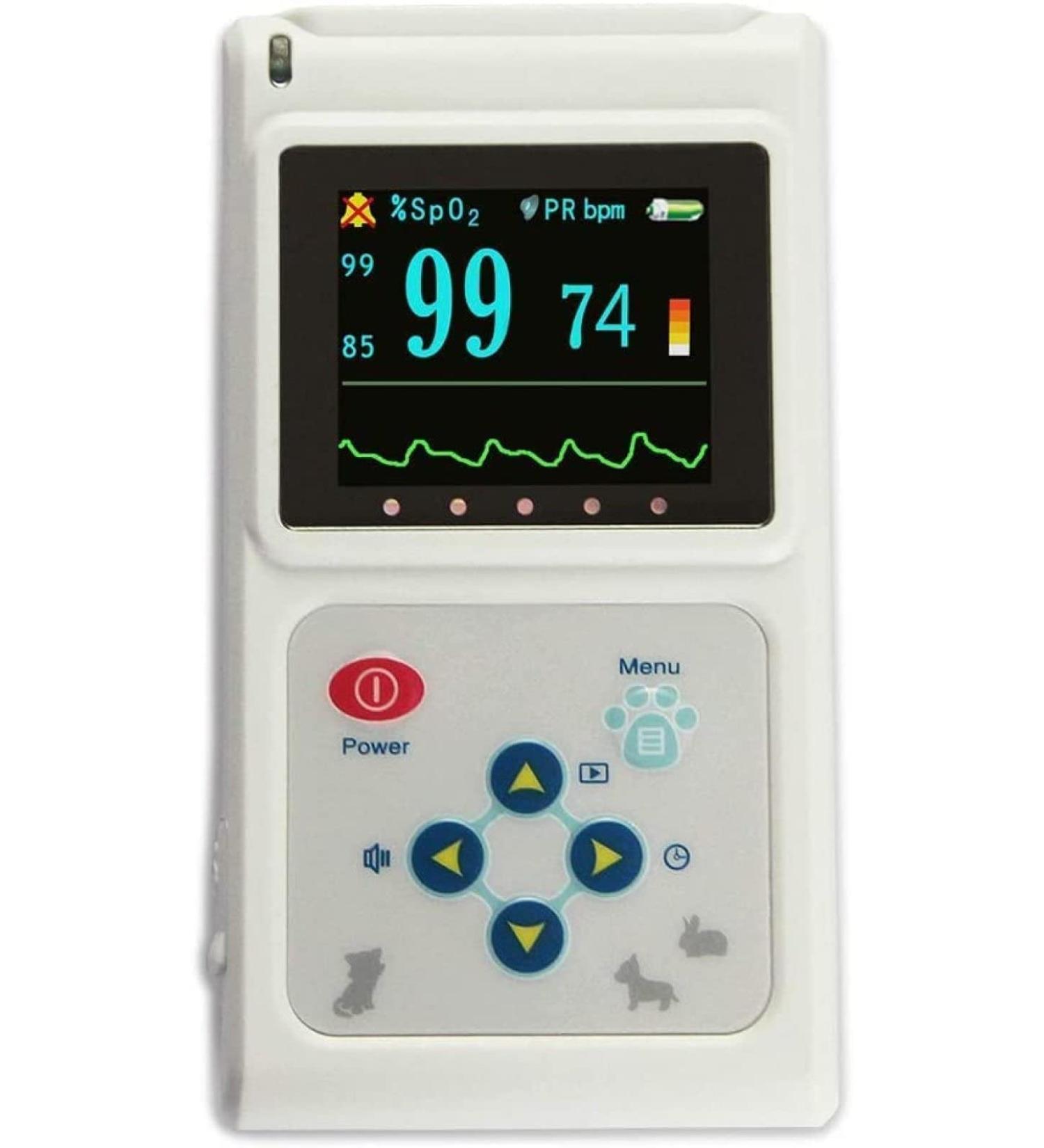 Vet Handheld Pulse Oximeter Handheld Pulse Oximeter Veterinary Pulse Oximeter Pulse Rate Monitor Monitoring Cat And Dog Heartbeat Heart Rate for Use In Family And Pet Hospital - Buy Online on GoSupps.com