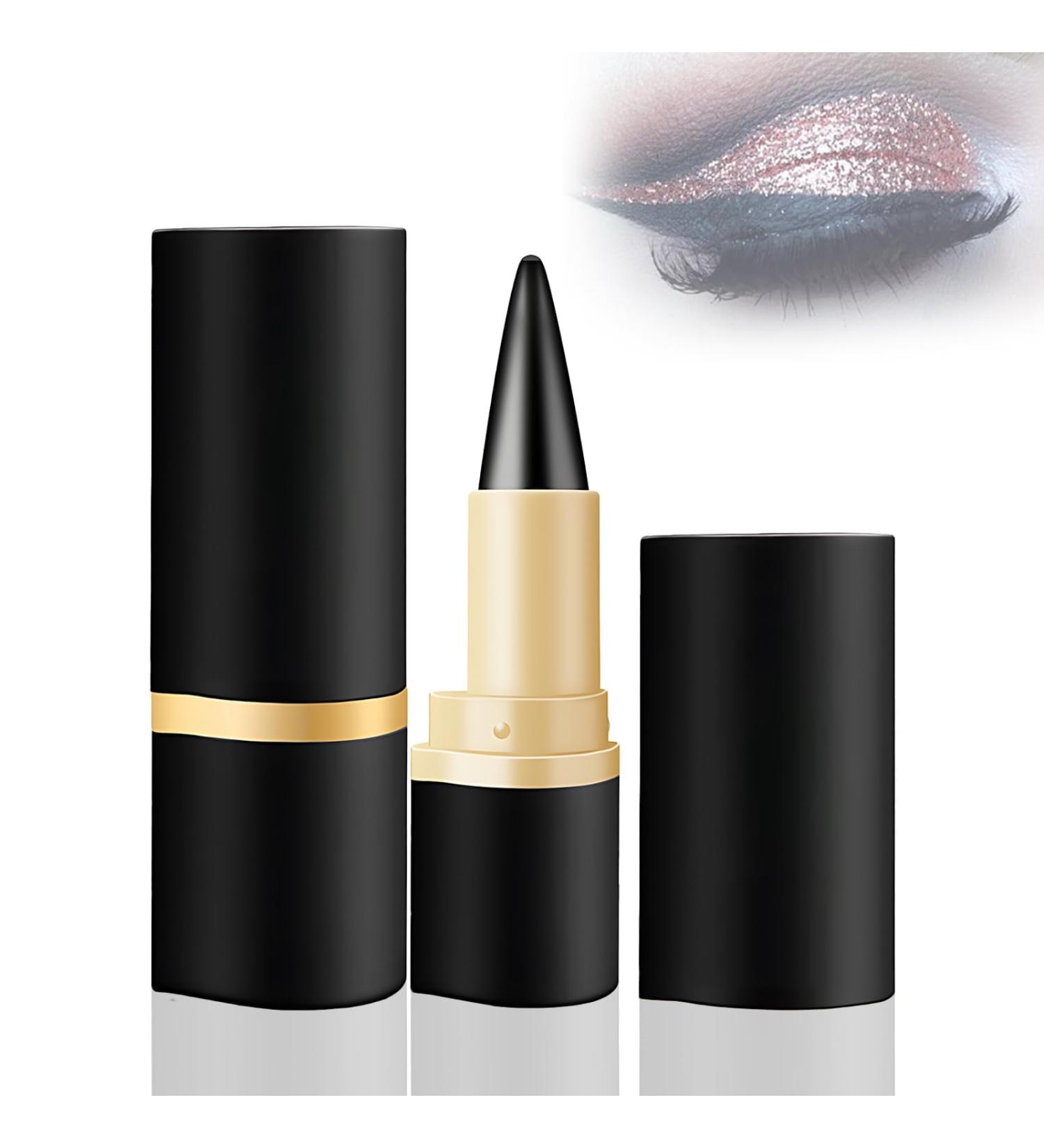 kaiyaya 2 pieces eyeliner waterproof matte quickdrying matte eyeliner pen gel black drying and smudgeproof kajal marker pencil for daily longlasting eye makeup black - Buy Online on GoSupps.com