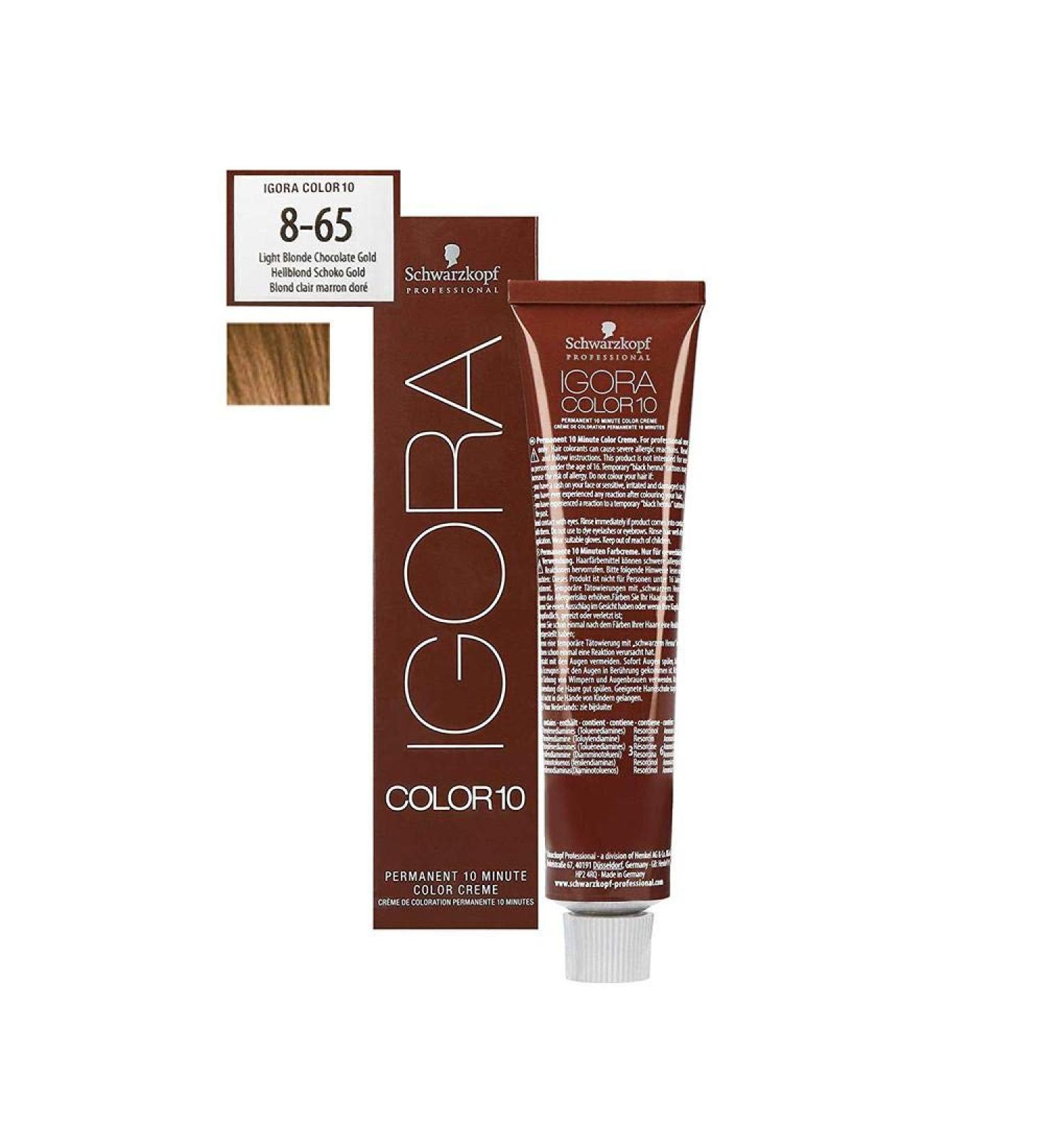 SK Igora 10 8-65 Light Blue Chocolate Gold 60ml